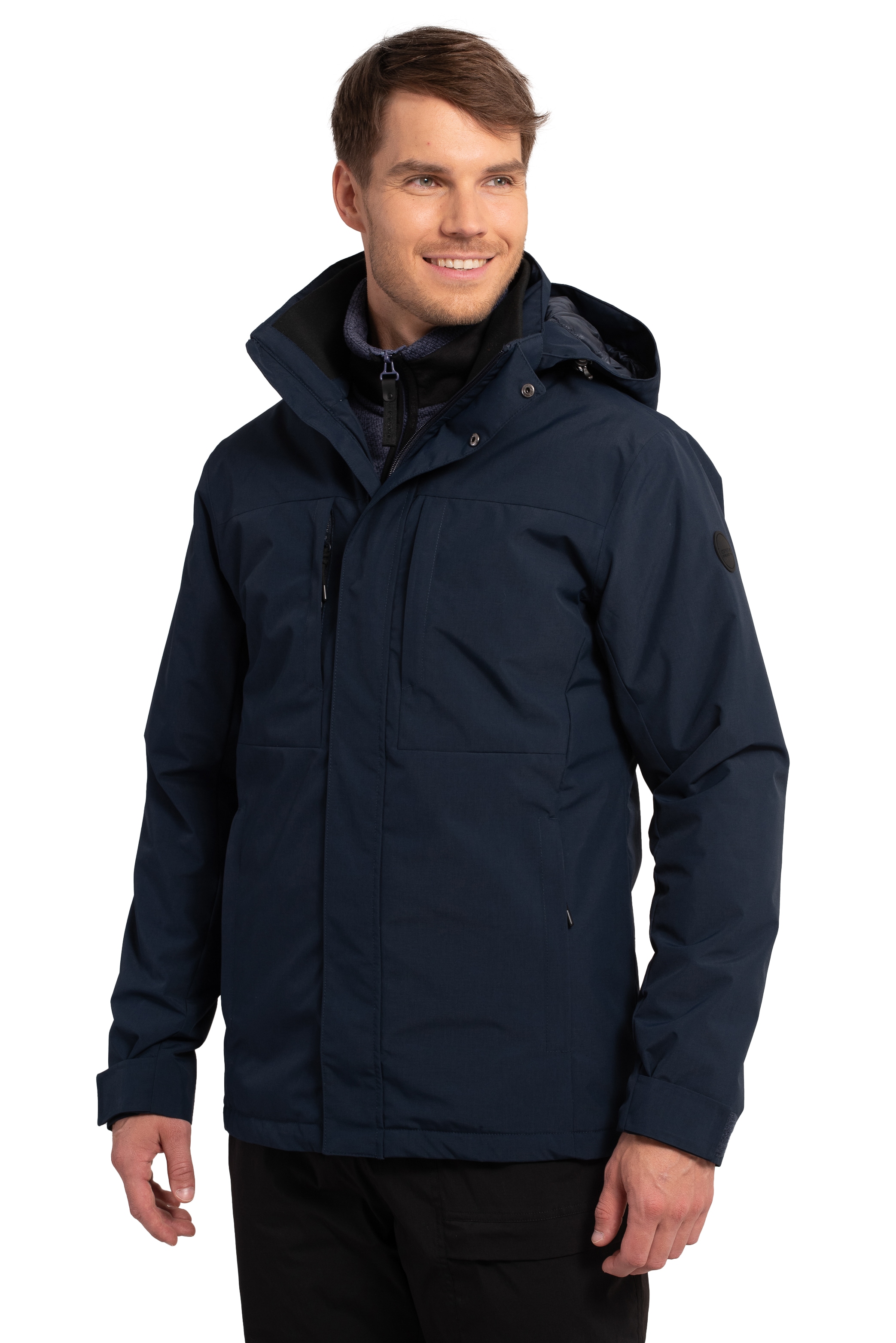 Icepeak Funktionsjacke "ICEPEAK ALSTON", mit Kapuze, mit Logoschriftzügen a günstig online kaufen