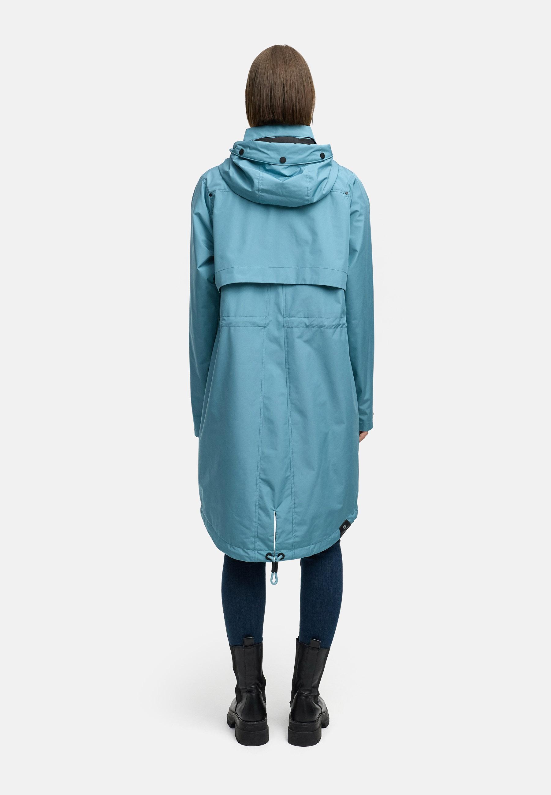 Ragwear Jerseymantel »Frodik« Wasserdichter oversized Damen Parka für die Übergangszeit