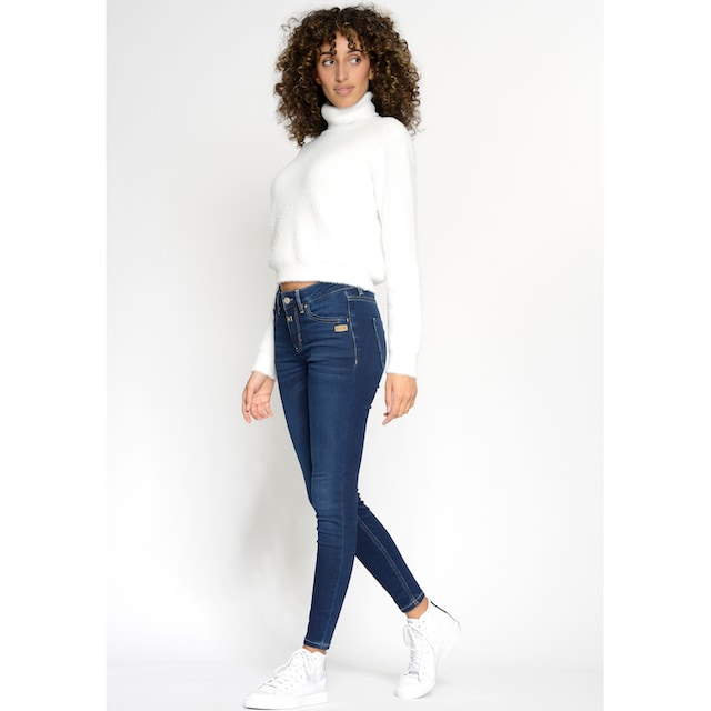 GANG Skinny-fit-Jeans »94LAYLA«, mit Used-Effekten online kaufen | BAUR