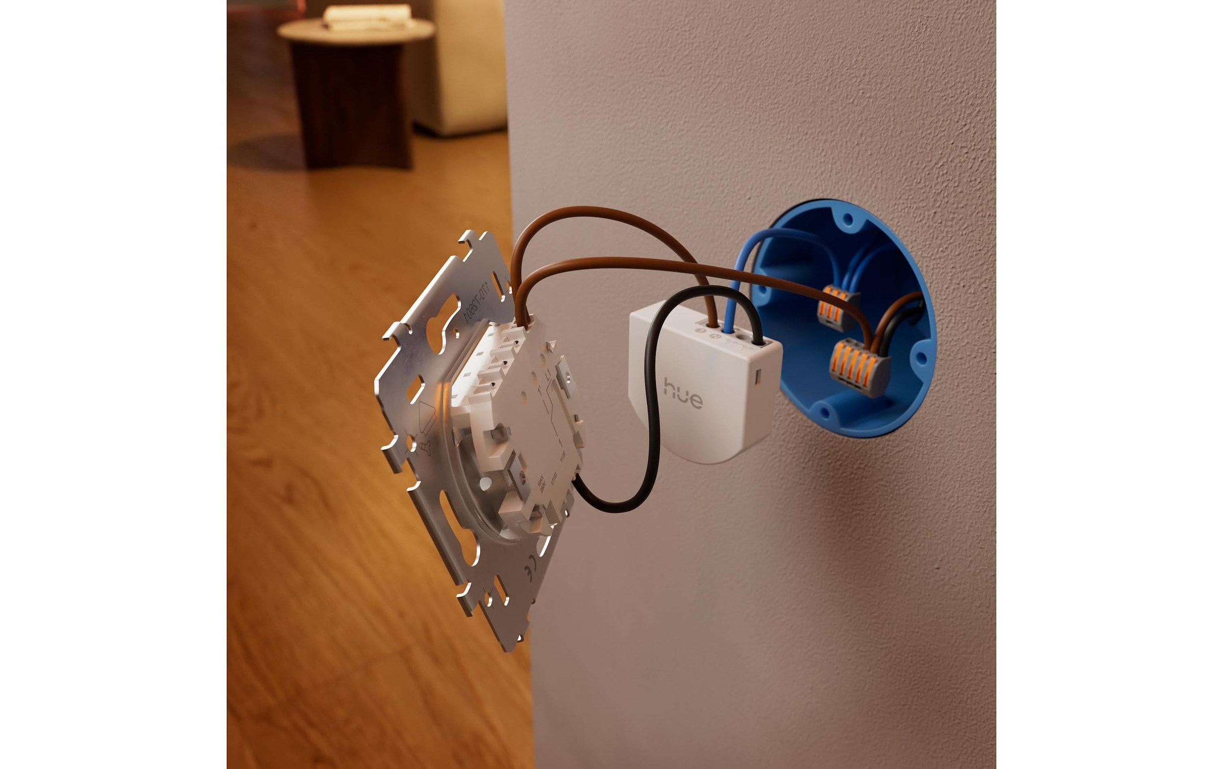 Philips Hue Smart-Home-Steuerelement »Wandschaltermodul, für Hue Lampen, Netzbetrieb« Individuelle Steuerung, App‑ & Sprachsteuerung, 1er‑Pack