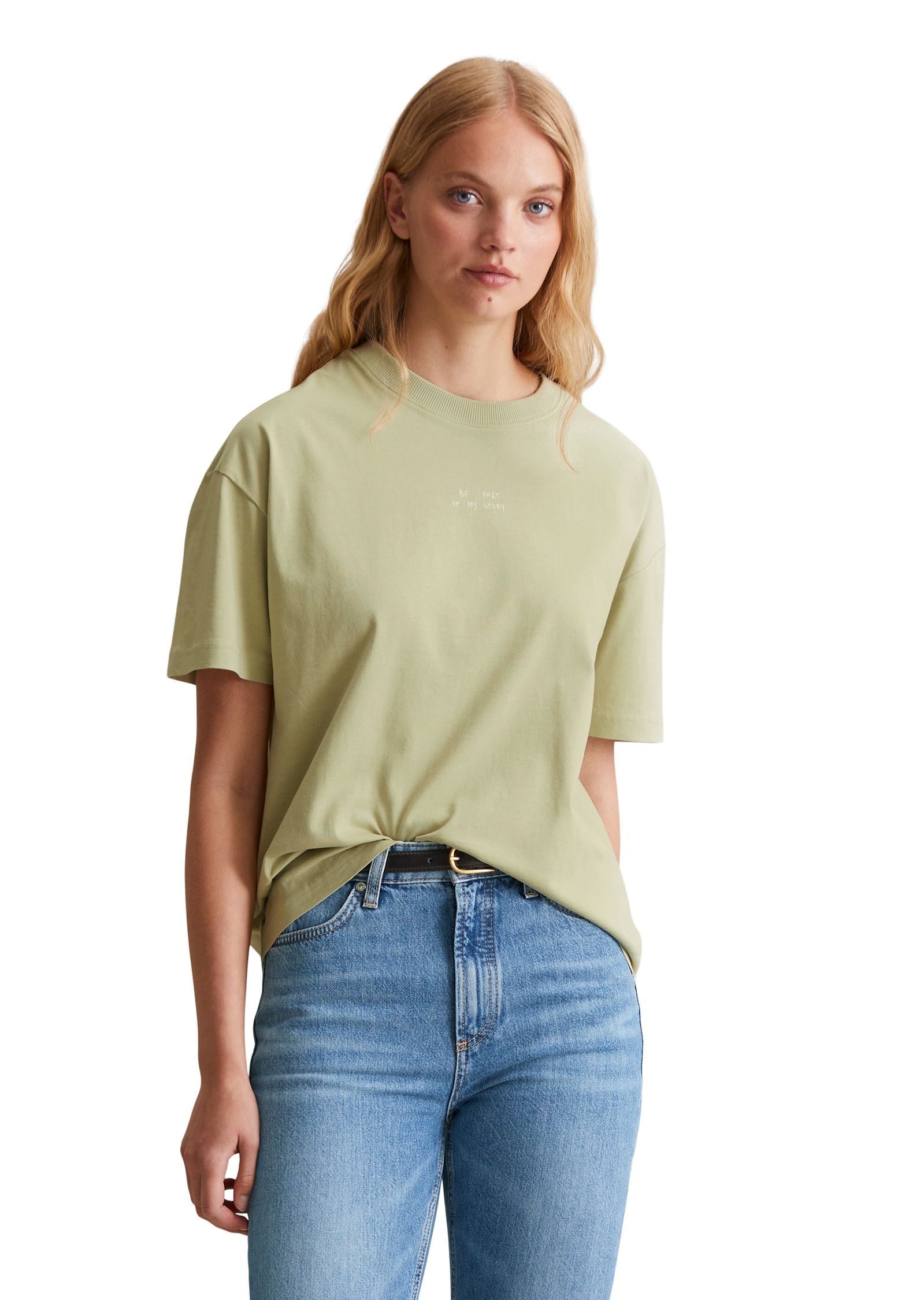 Marc OPolo DENIM T-Shirt "aus Organic Cotton" günstig online kaufen