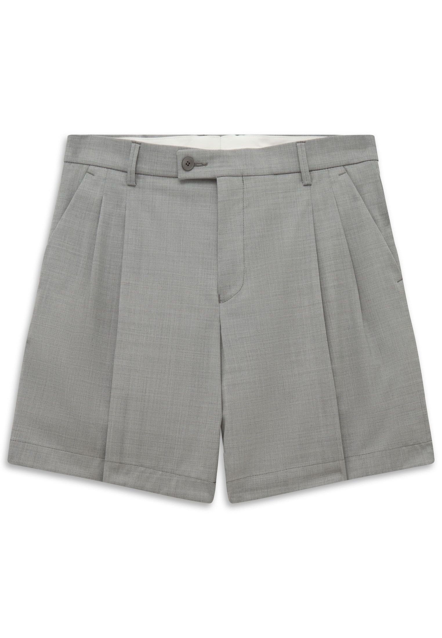 Thumbnail - bugatti Shorts "Loose Fit" aus Woll-Baumwoll-Mix mit Struktur