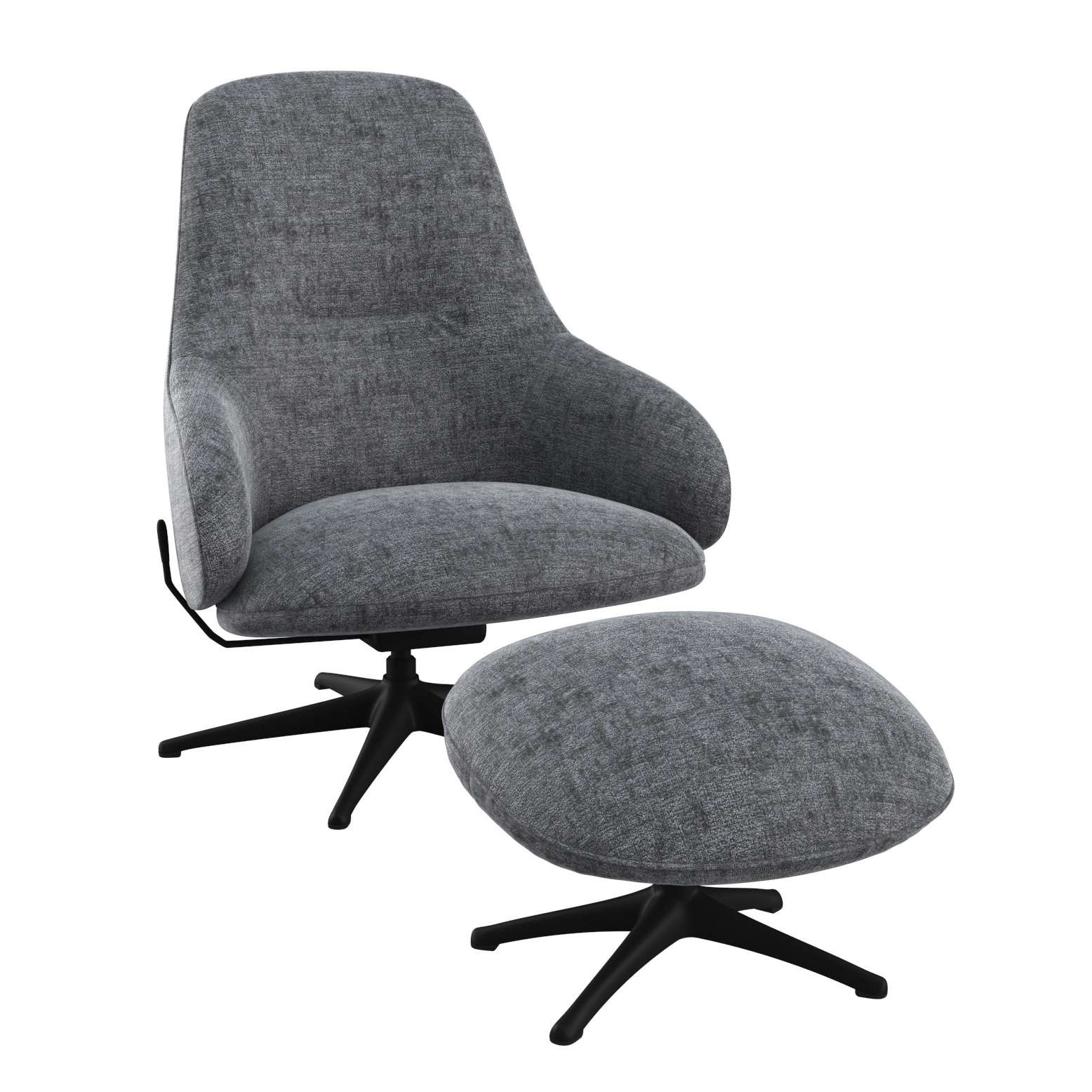 FLEXLUX Drehsessel "Falcone, TV-Loungesessel, Fernsehsessel, Polstersessel, günstig online kaufen