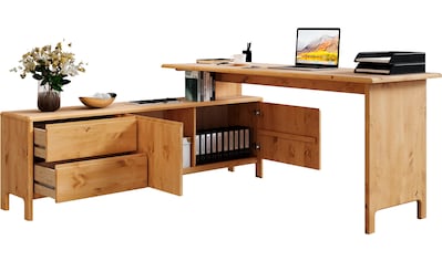 Home affaire Schreibtisch »Luven«, Breite 170-304 cm kaufen