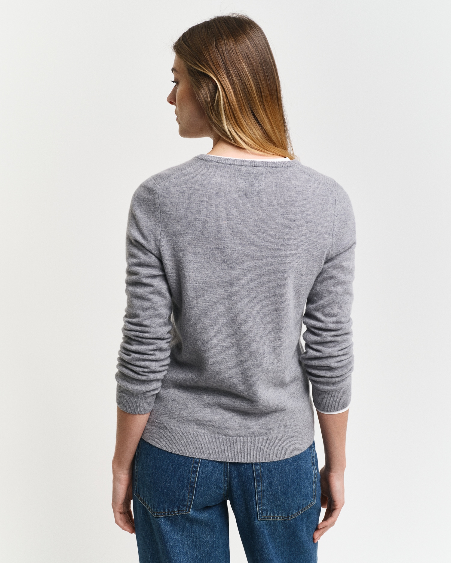 Gant V-Ausschnitt-Pullover "EXTRAFINE LAMBSWOOL V-NECK" günstig online kaufen