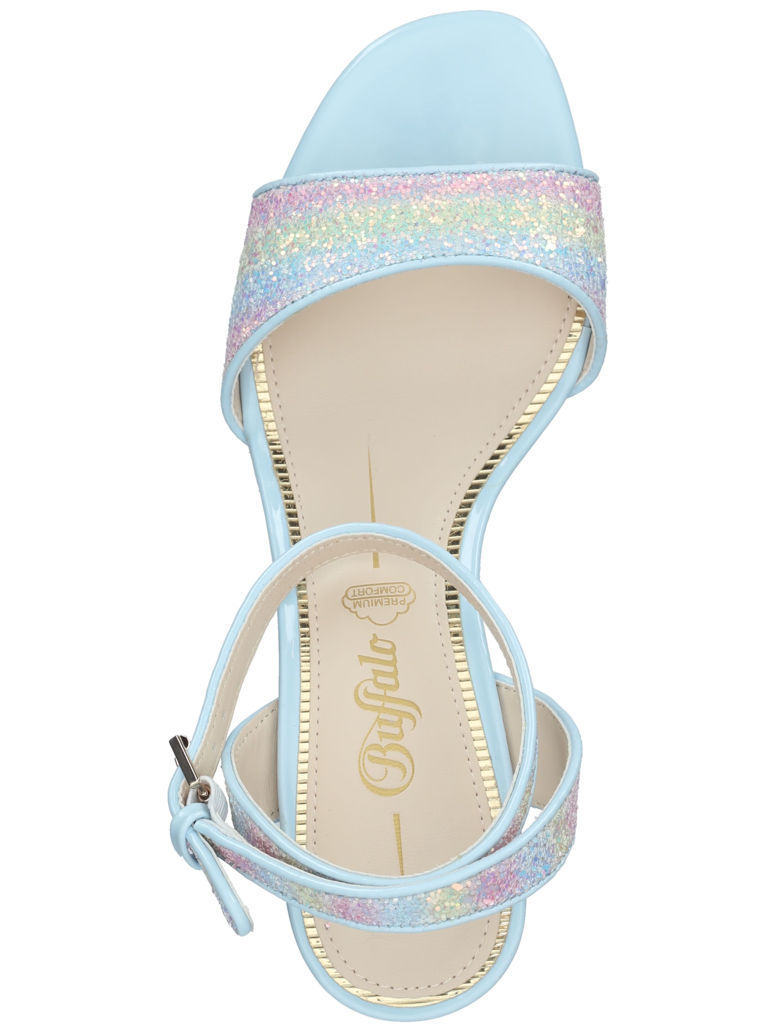 Buffalo Peeptoepumps »Buffalo Sandalen Lederimitat«