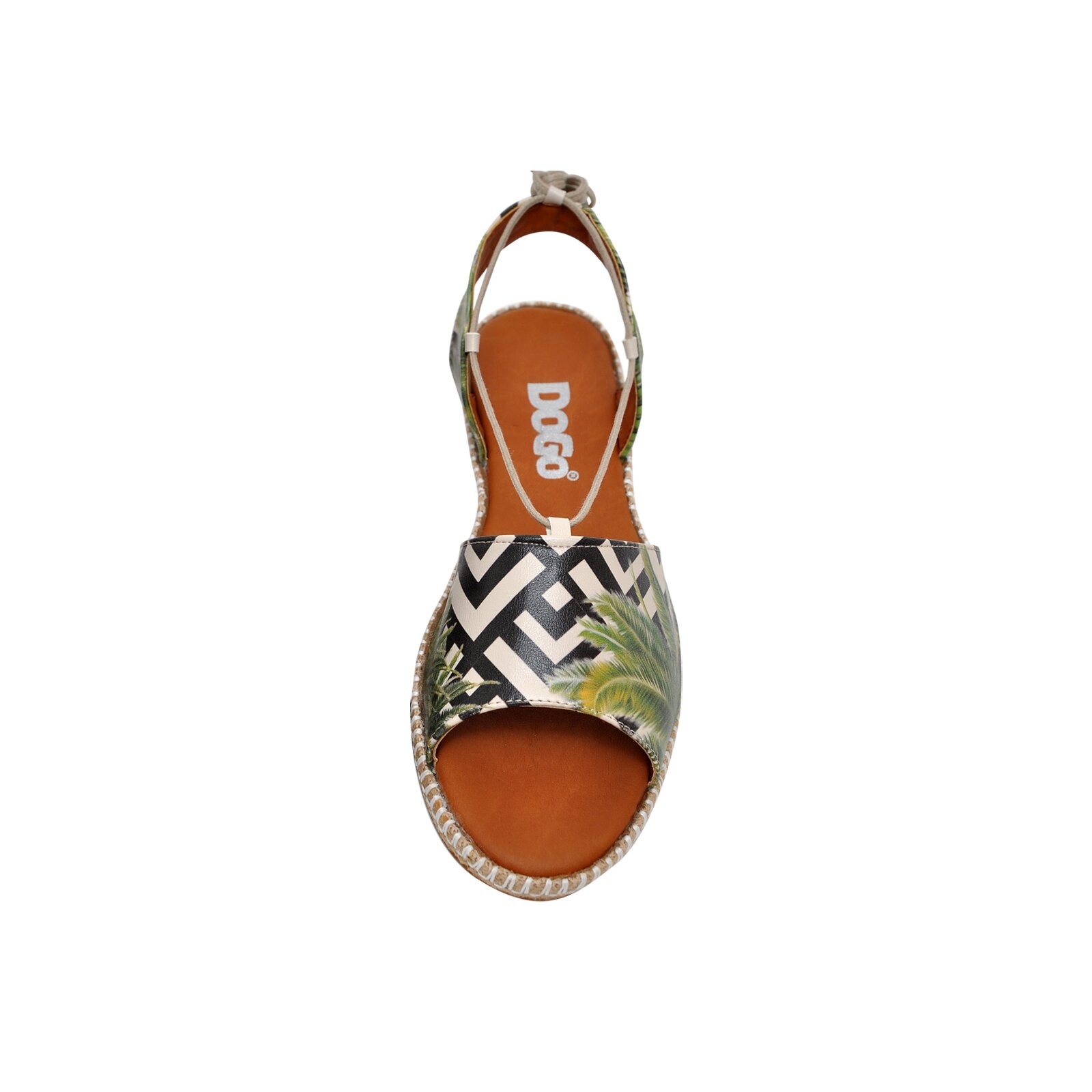 DOGO Sandale »Damen Hazel Palm Fiction Vegan Damen Sandalen/ Sandaletten /«, Vegan