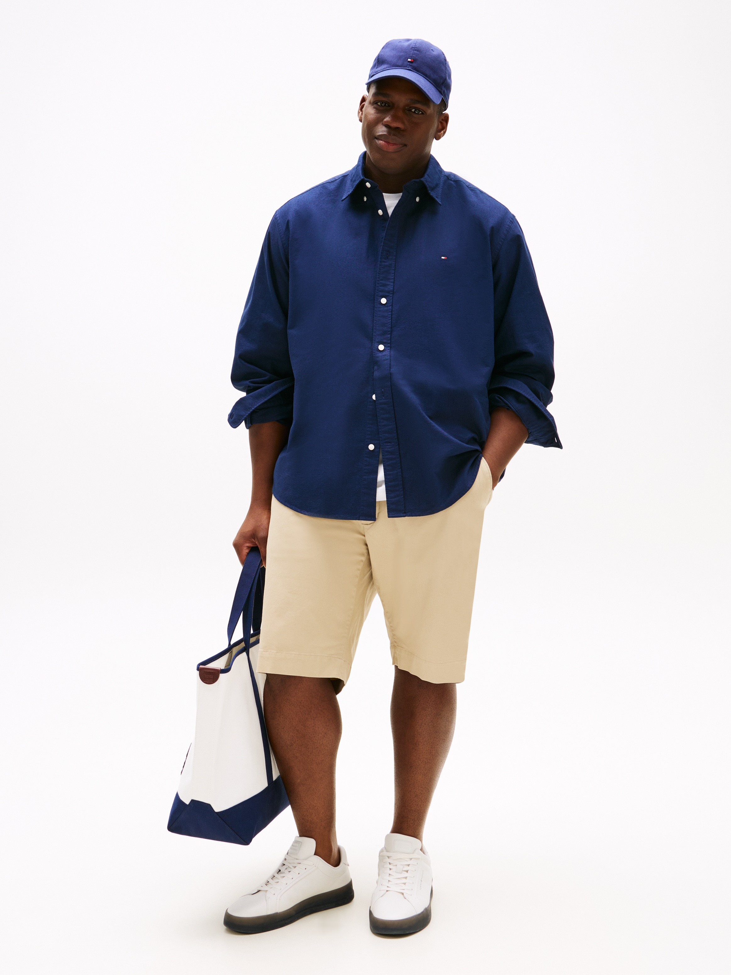 Tommy Hilfiger Big & Tall Langarmhemd »BT-SOLID HERITAGE OXFORD RF S-B«, Große Größen