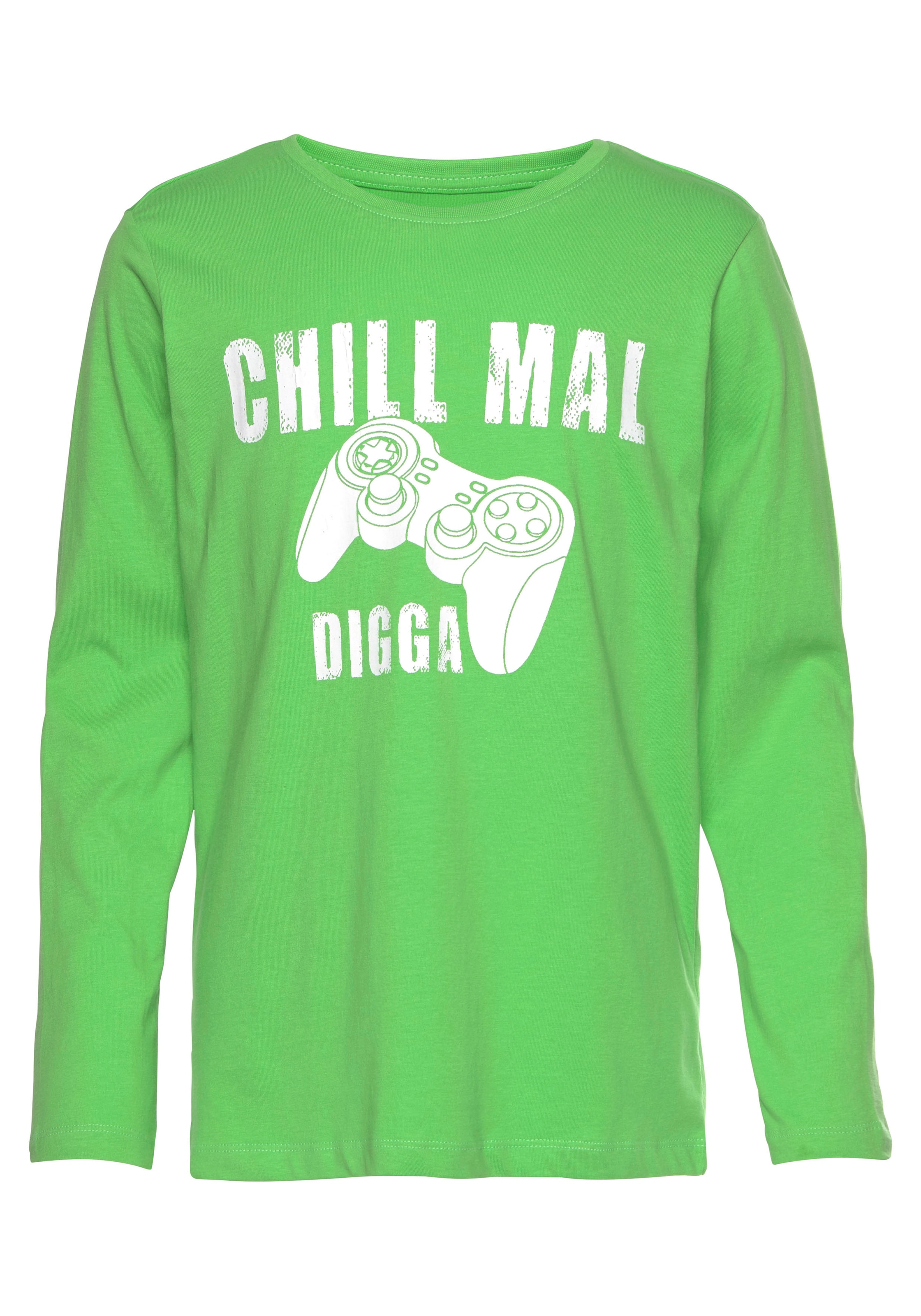 KIDSWORLD Langarmshirt »CHILL MAL online BAUR kaufen DIGGA« 