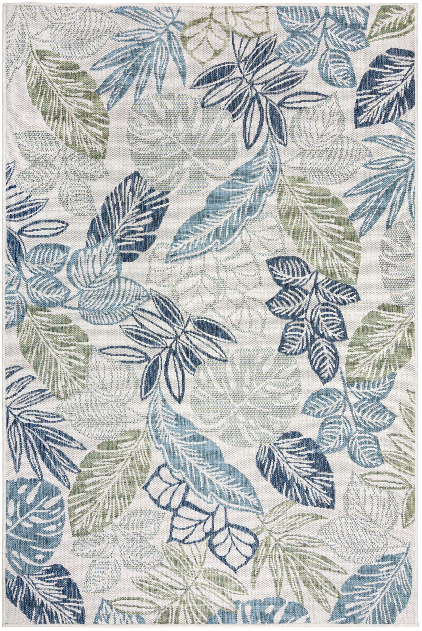FLAIR RUGS Teppich "Bella Leaf" rechteckig 4 mm Höhe Bella Leaf Indoor & Ou günstig online kaufen