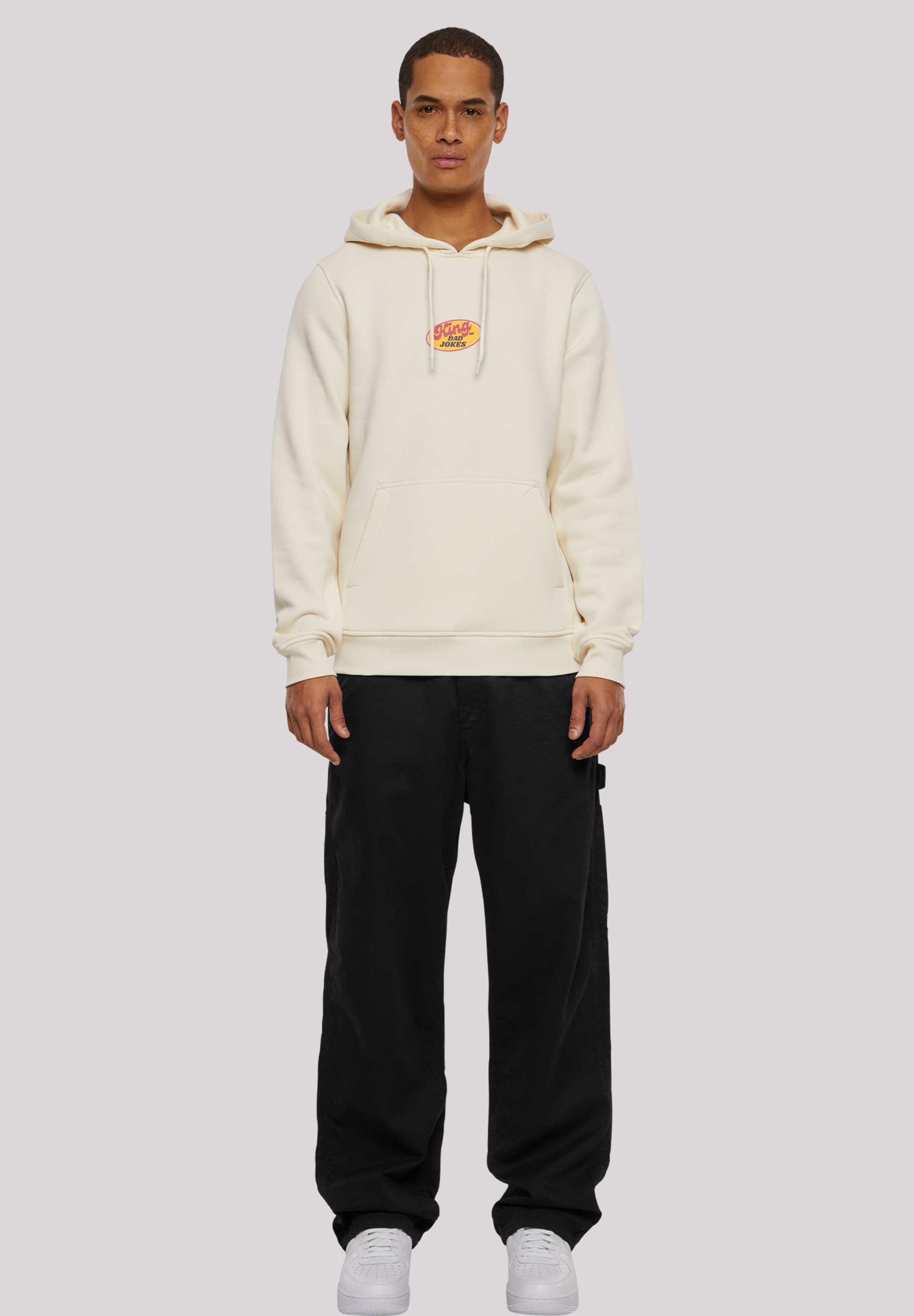 F4NT4STIC Kapuzenpullover »King of Dad Jokes Witziges Vatertagsmotiv«, Premium Qualität