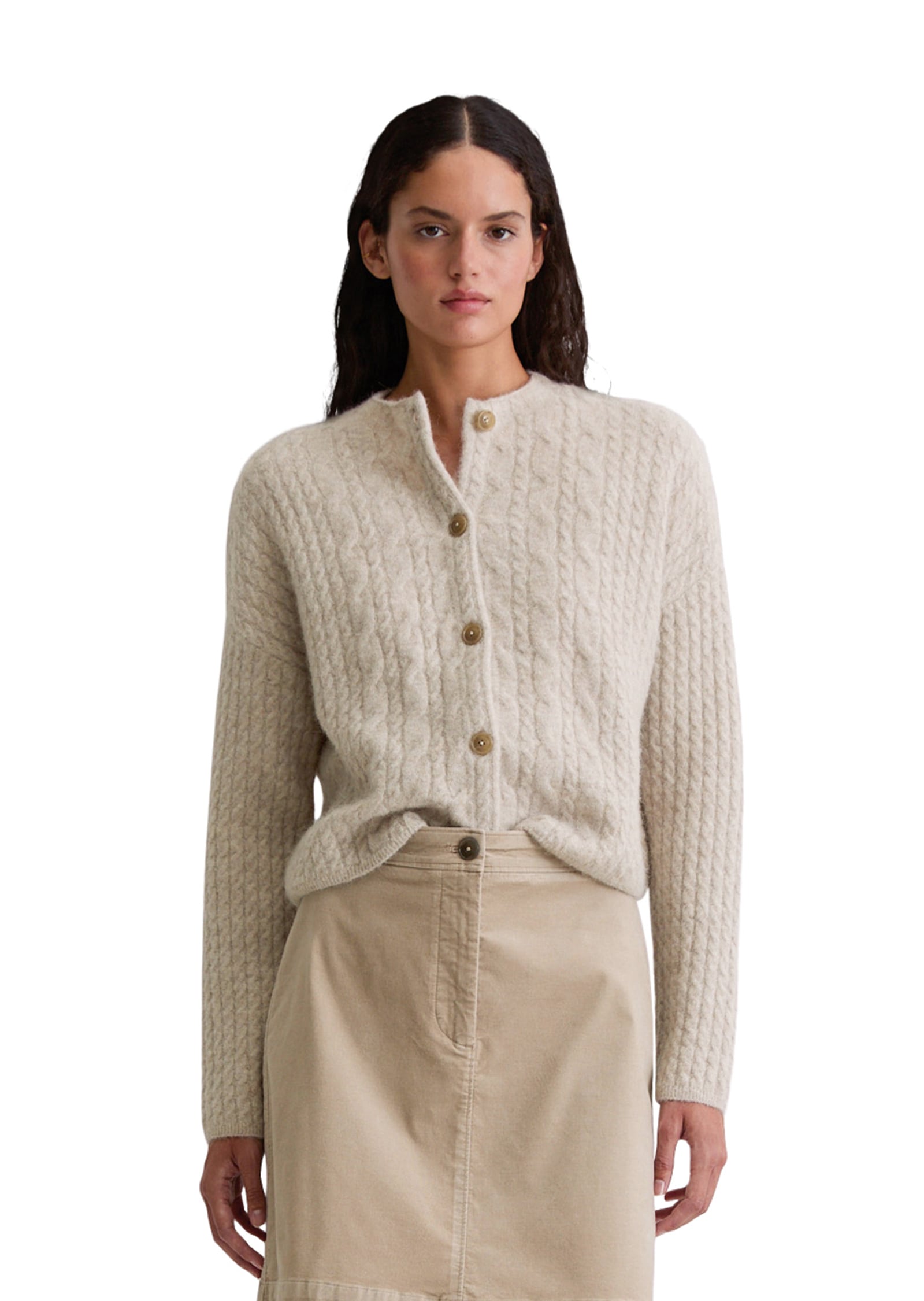 Marc OPolo Cardigan "aus softem Wolle-Alpakawolle-Mix" günstig online kaufen