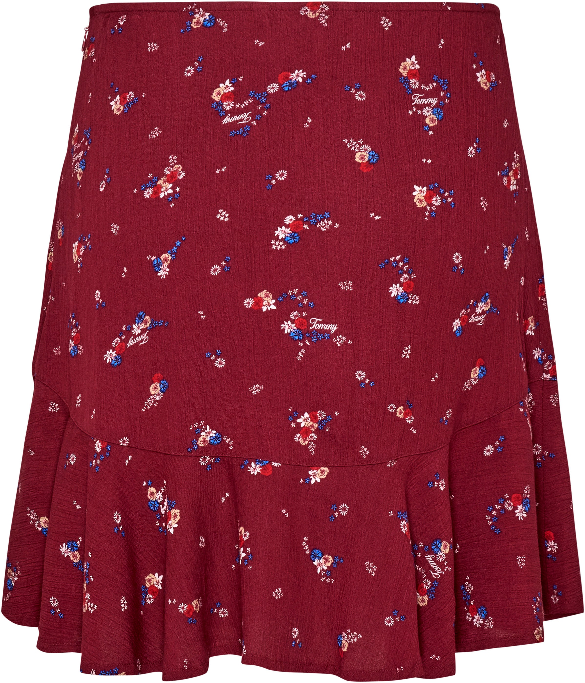 Tommy Jeans Minirock »TJW FLORAL TIERED MINI SKIRT«, Webrock mit Blumenprint