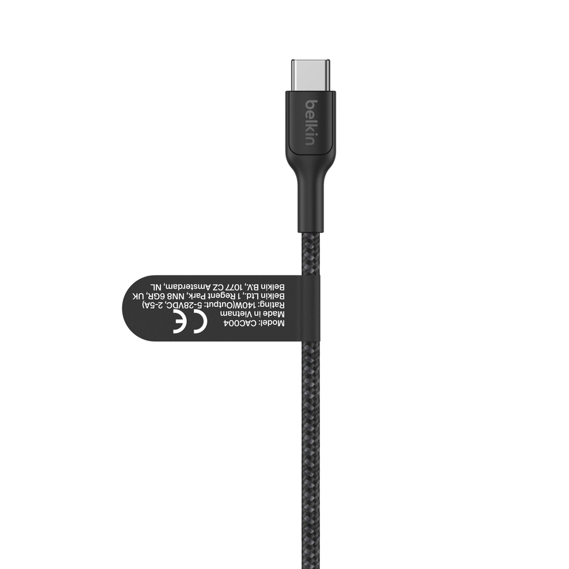 Belkin USB-Kabel »BoostCharge Pro geflochtenes USB-C-Doppelkabel (140 W)« USB-C 150 cm