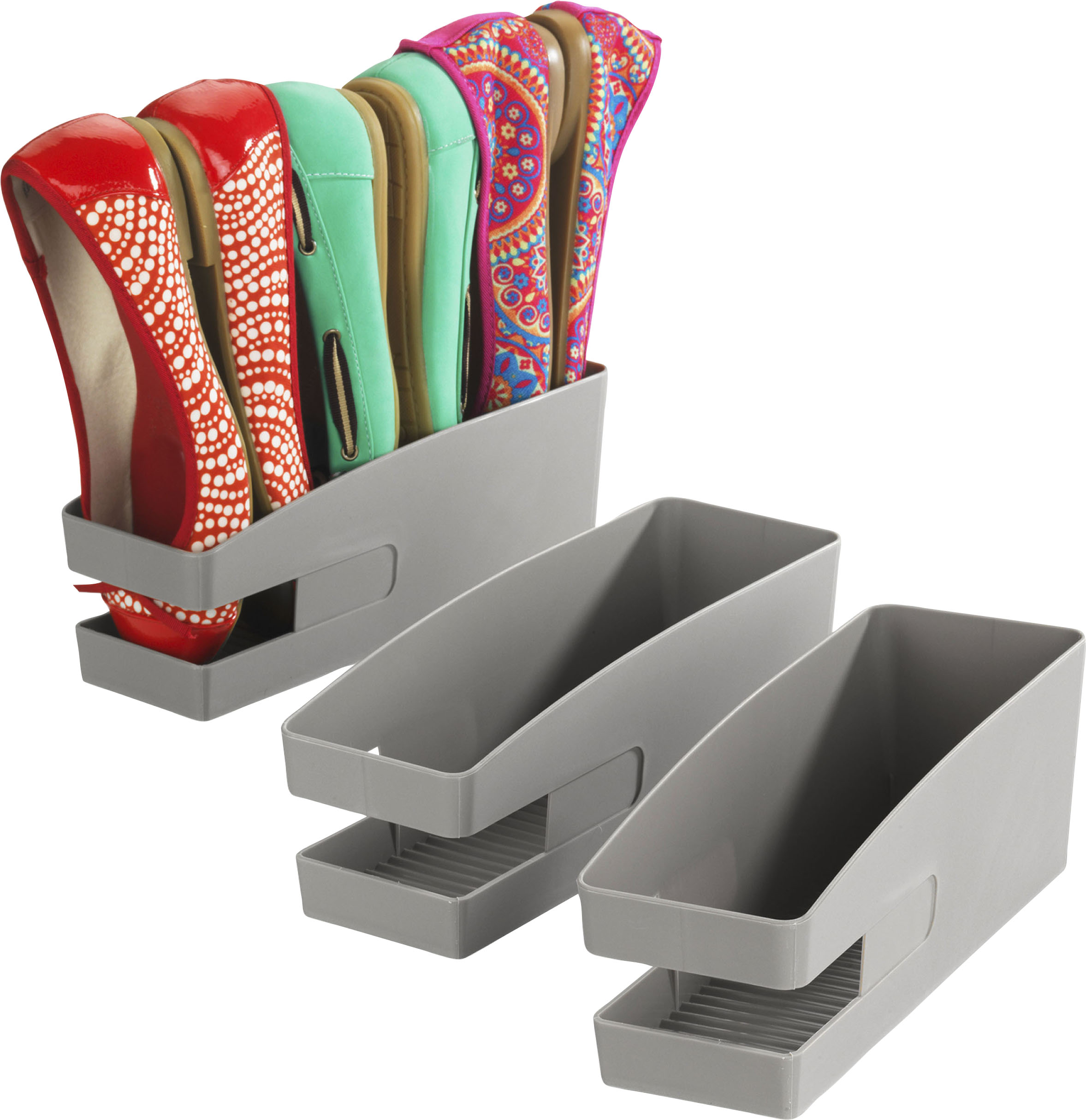 Thumbnail - Maximex Schuhstapler 3 Stk. tlg. für Ballerinas, für bis zu 9 Paar Schuhe