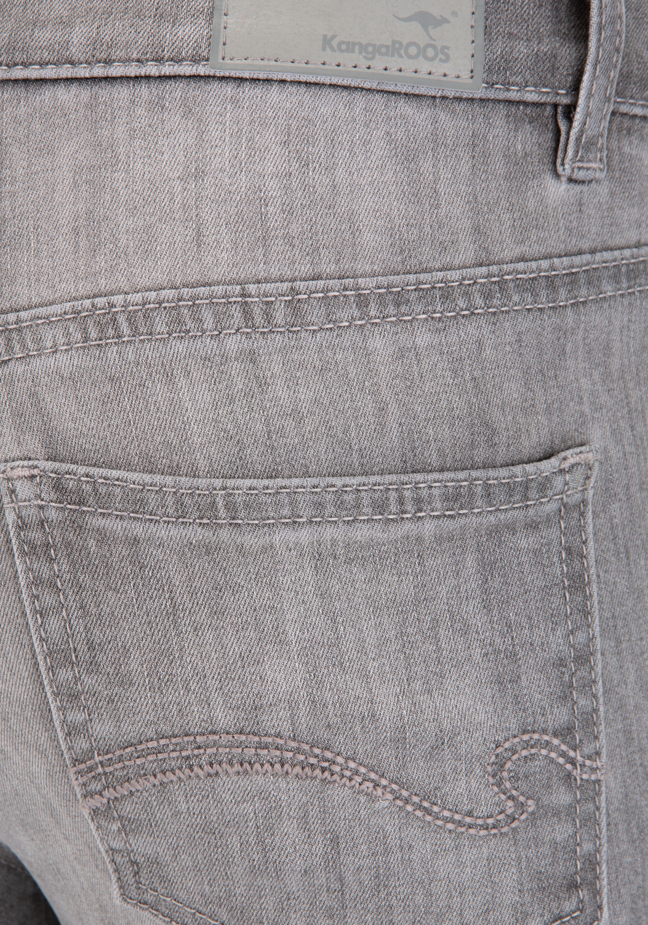 HIGH BAUR KangaROOS »SUPER mit | 5-Pocket-Jeans used-Effekt bestellen online RISE«, SKINNY