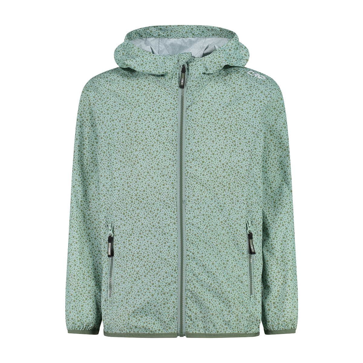 CMP Regenjacke "KID G JACKET RAIN FIX HOOD" mit Kapuze mit Kapuze, wasserdicht, winddicht, schnell trocknend, für Jugendliche