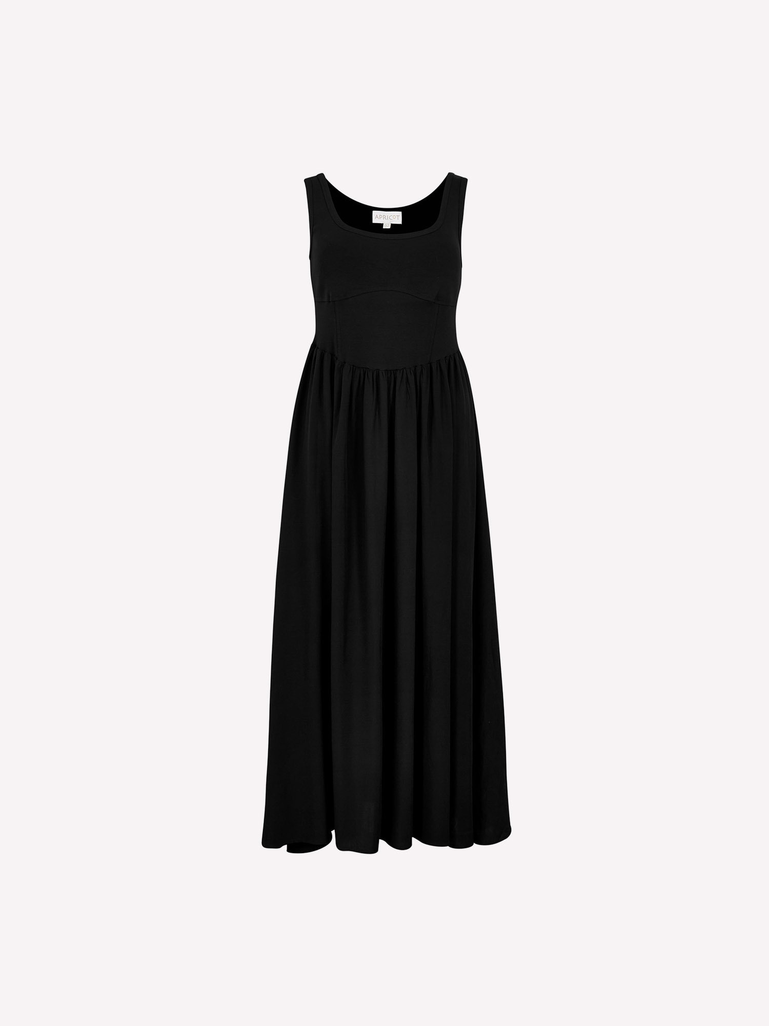 Apricot Midikleid »Midikleid« mit Jersey-Oberteil