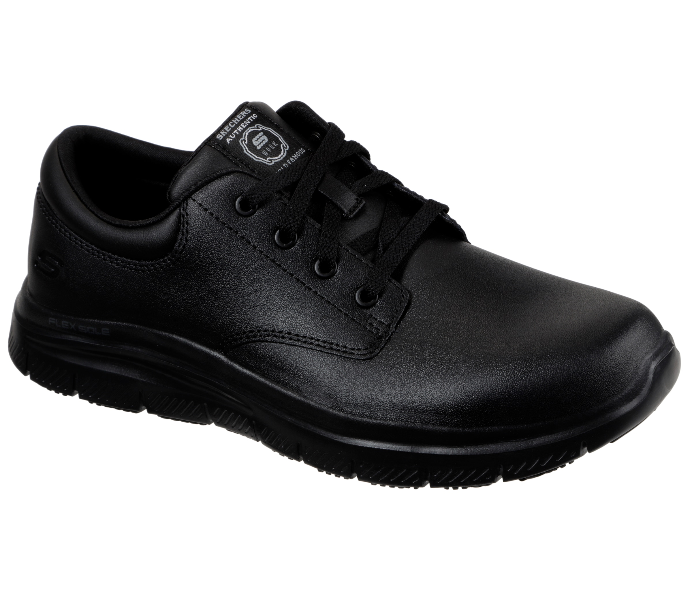 Skechers Berufsschuh »FLEX ADVANTAGE SR-FOURCHE«, Schnürschuh für Gastronomie,Pflege mit gepolsterter Innensohle