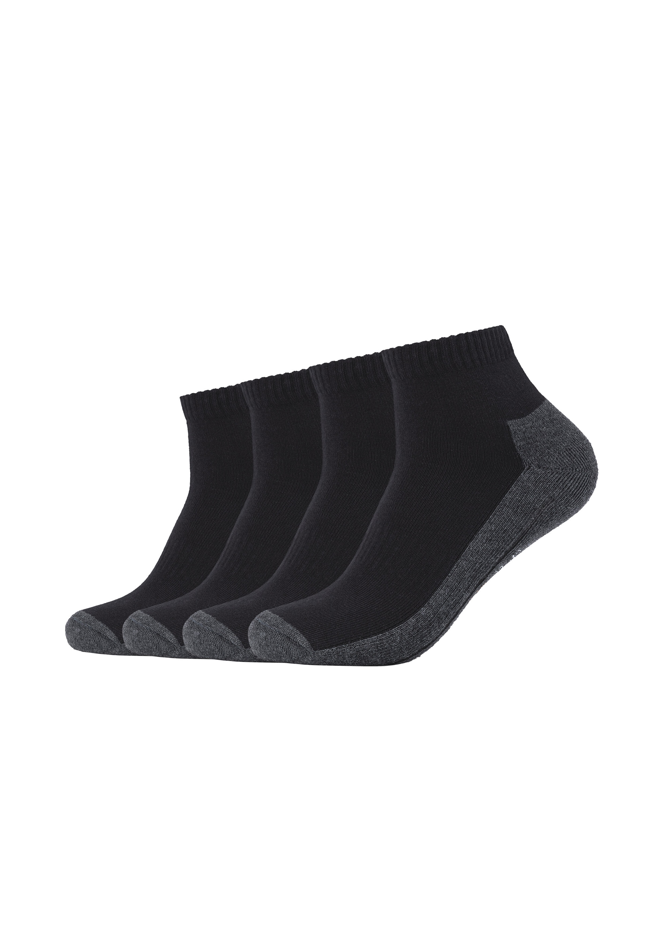 Camano Sportsocken, (4er Pack), mit entlastender Halbplüschsohle