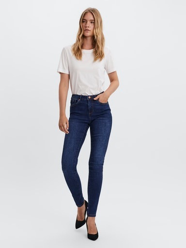 Thumbnail - Vero Moda Skinny-fit-Jeans "VMTANYA MR S PIPING"