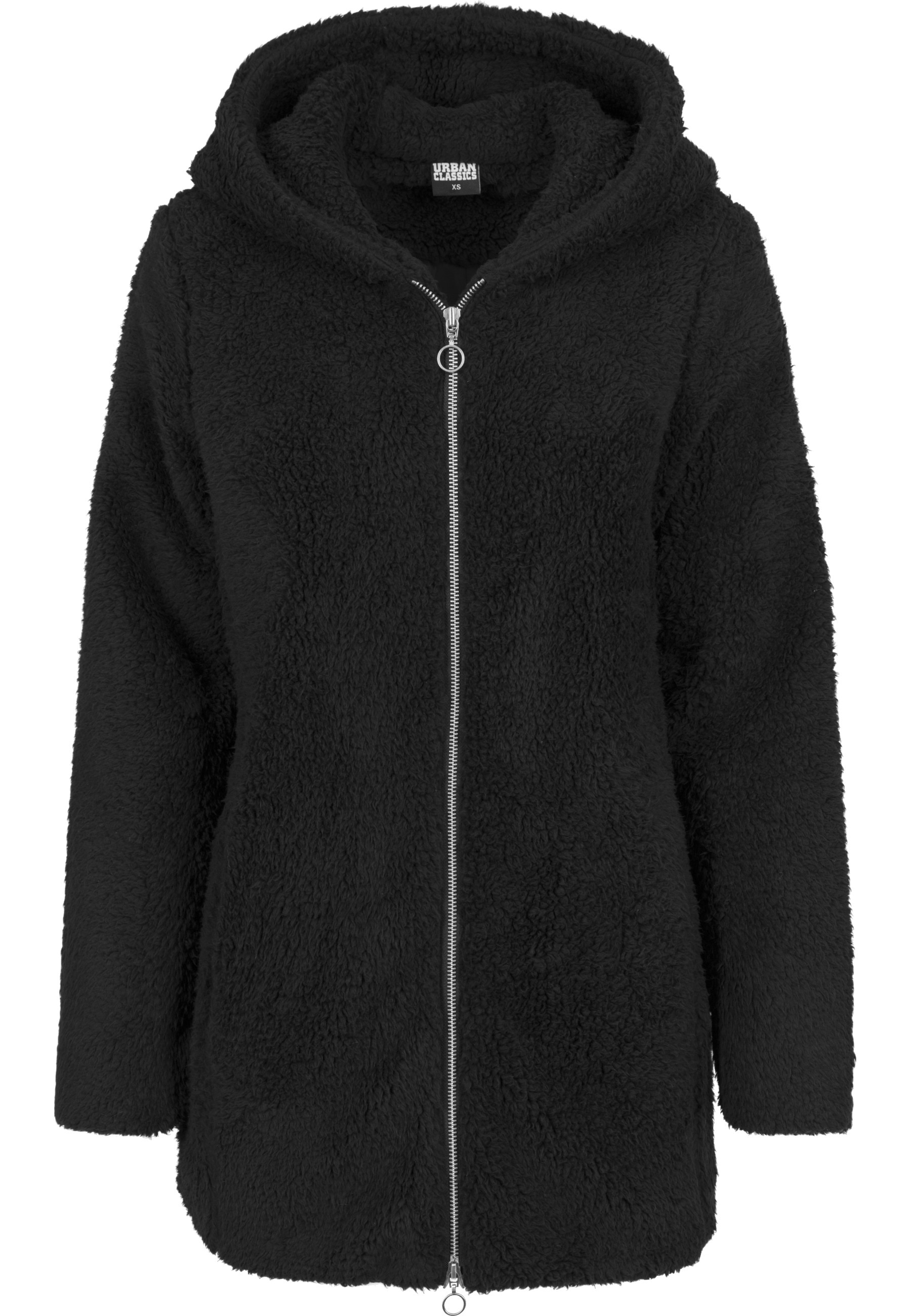 URBAN CLASSICS Allwetterjacke "Urban Classics Damen Ladies Sherpa Jacket" 1 Stk. tlg. mit Kapuze