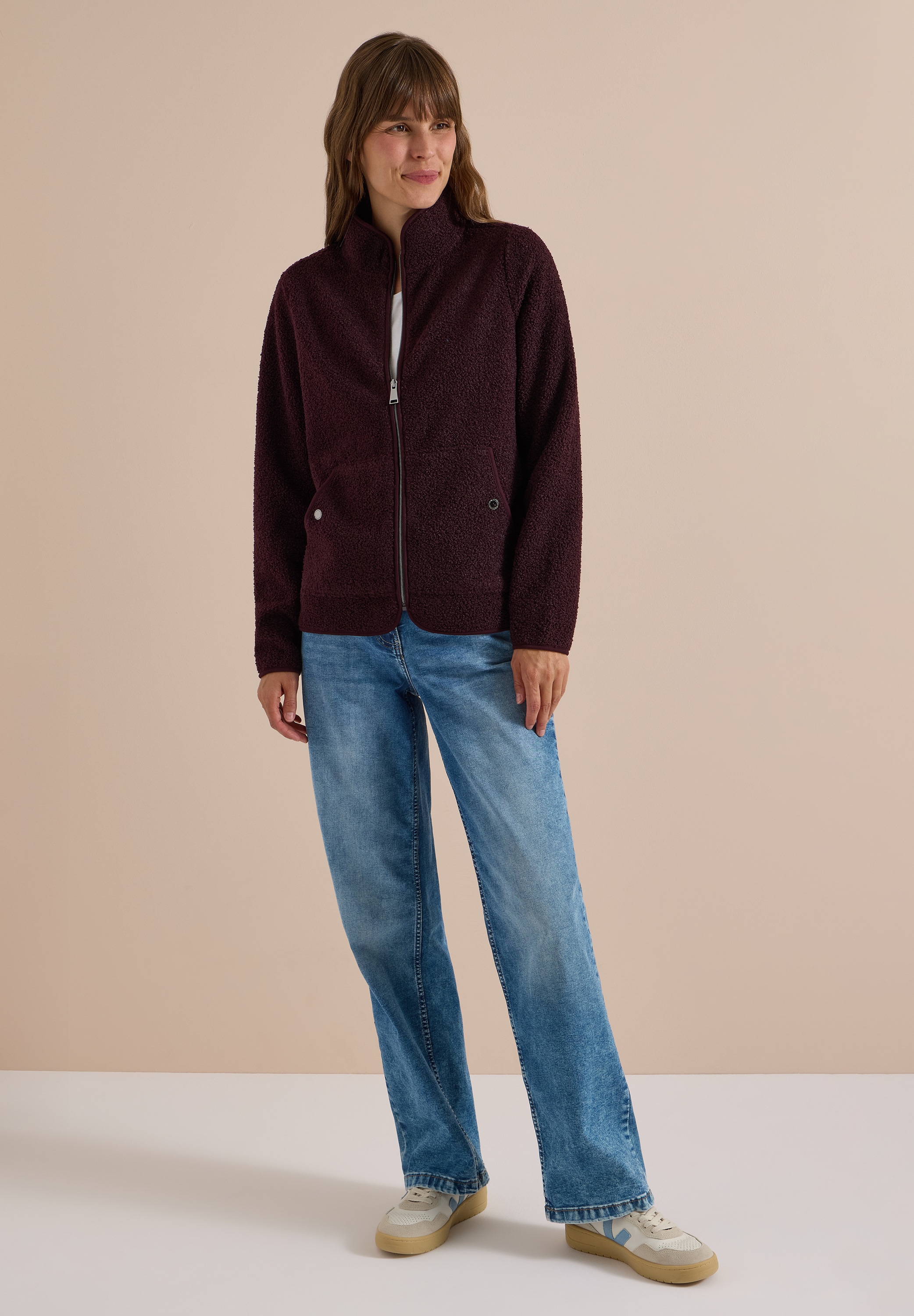 Cecil Cardigan mit Stehkragen