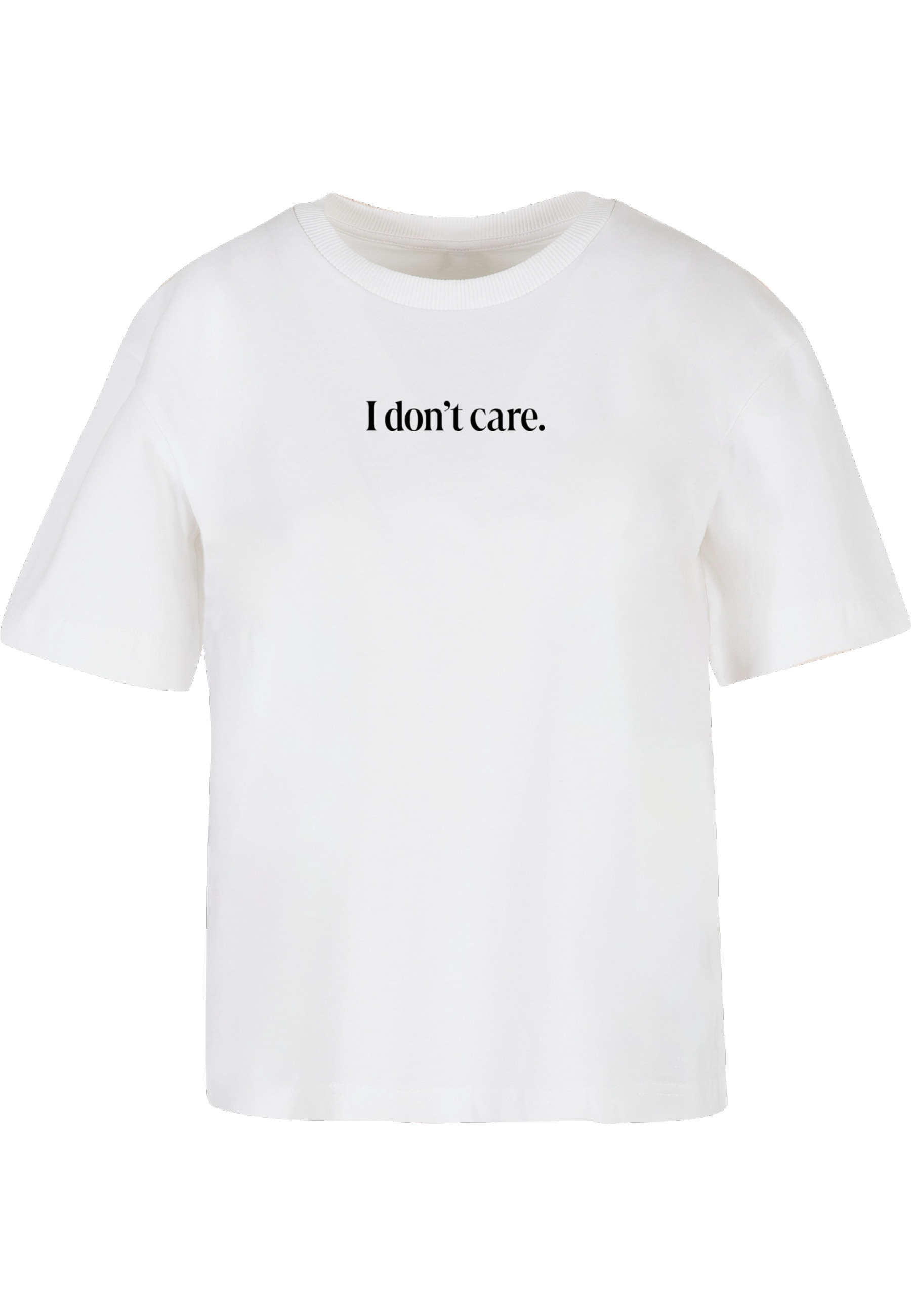 Miss Tee T-Shirt "Miss Tee I Don´t Care Tee" 1 Stk. günstig online kaufen