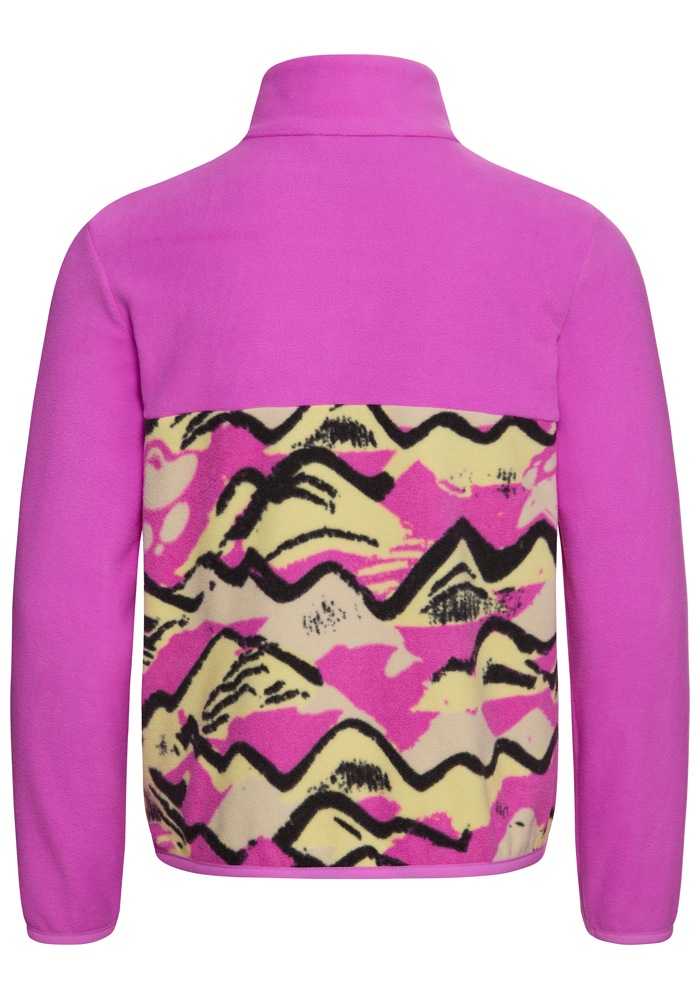 Jack Wolfskin Fleecejacke »PAW ERA 100 PRINT FZ K« Atmungsaktiv, leicht, Übergangsjacke