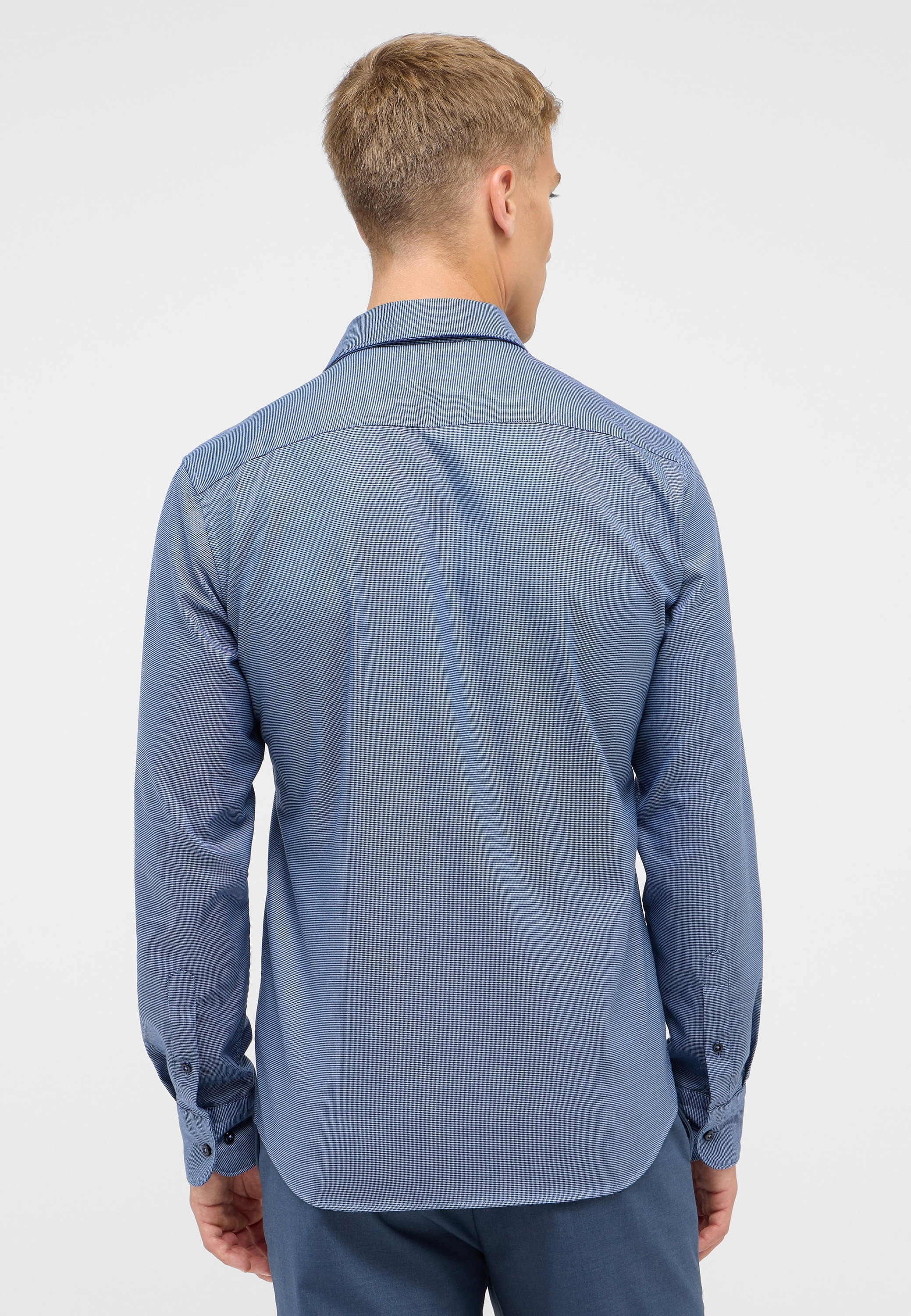Eterna Langarmhemd »SLIM FIT« EASY IRON (bügelleicht)