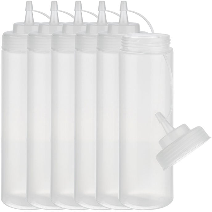 APS Aufbewahrungssystem, (Set, 6 tlg.), (Quetschflasche) mit Schraubdeckel, Polyethylen