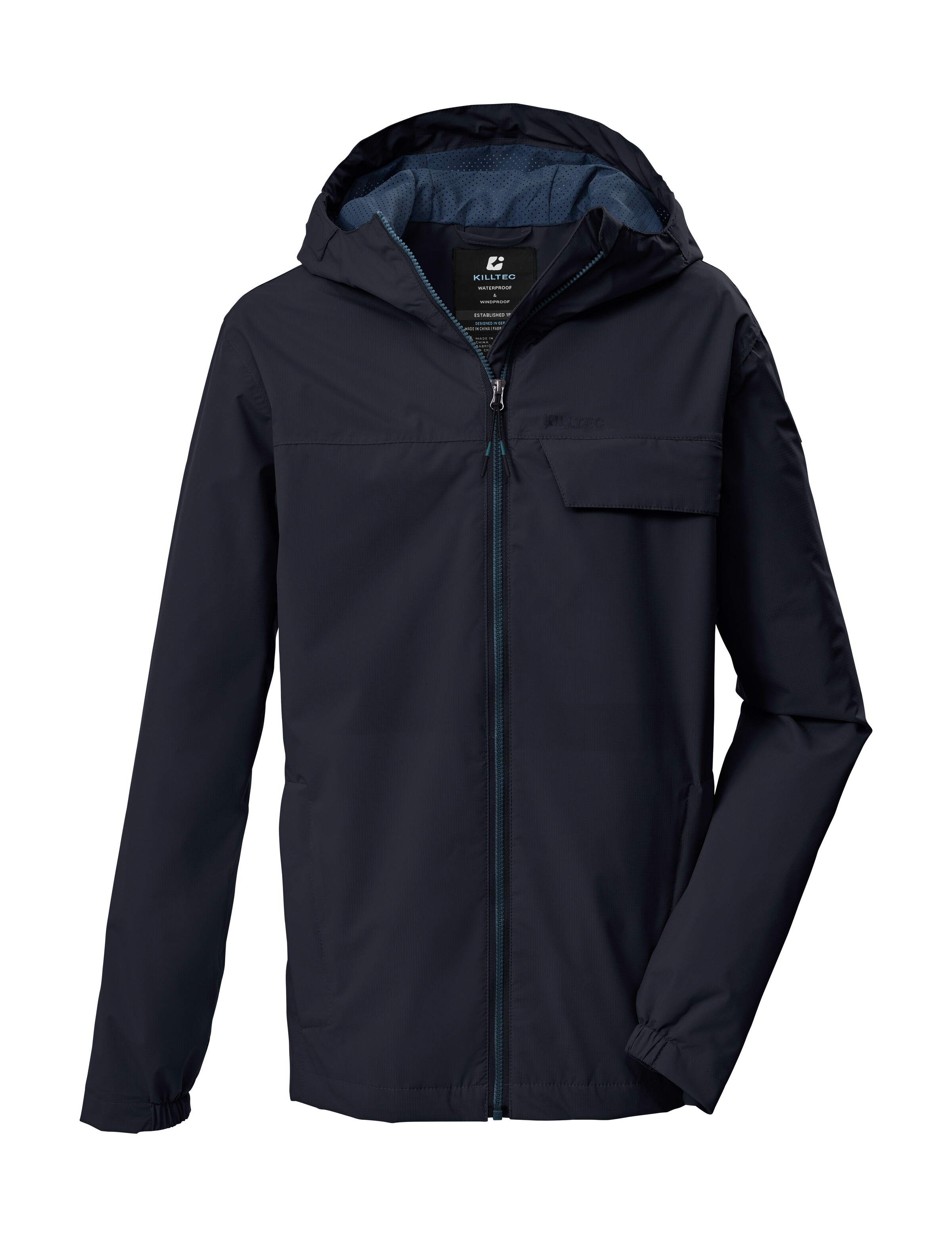 KILLTEC Kinder Funktionsjacke "KOS 125 BYS JCKT"navy, Gr. 152, Obermaterial: 100% Polyester;Futter: 100% Polyester, Jacken, Wind- und wasserdicht,