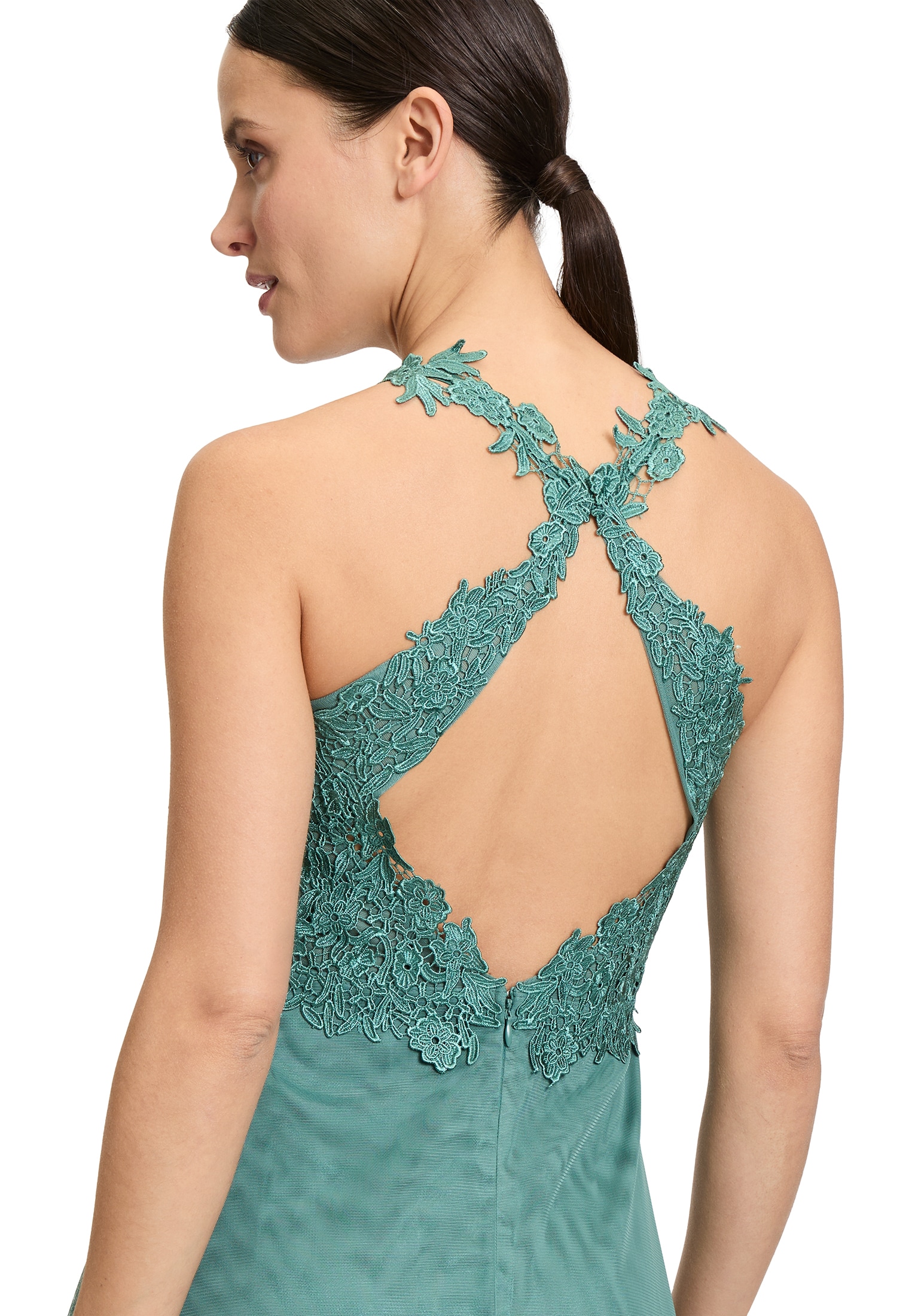 Vera Mont Abendkleid »Vera Mont Damen Abiballkleid mit Spitze«, Rückenfrei