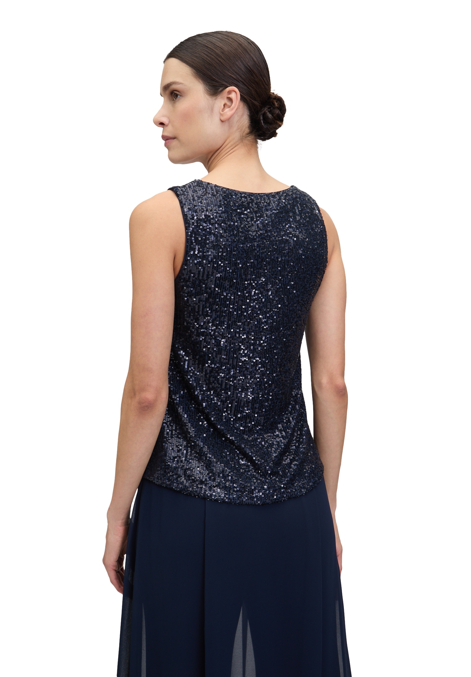 Vera Mont Blusentop »Vera Mont Pailletten-Top ohne Arm«
