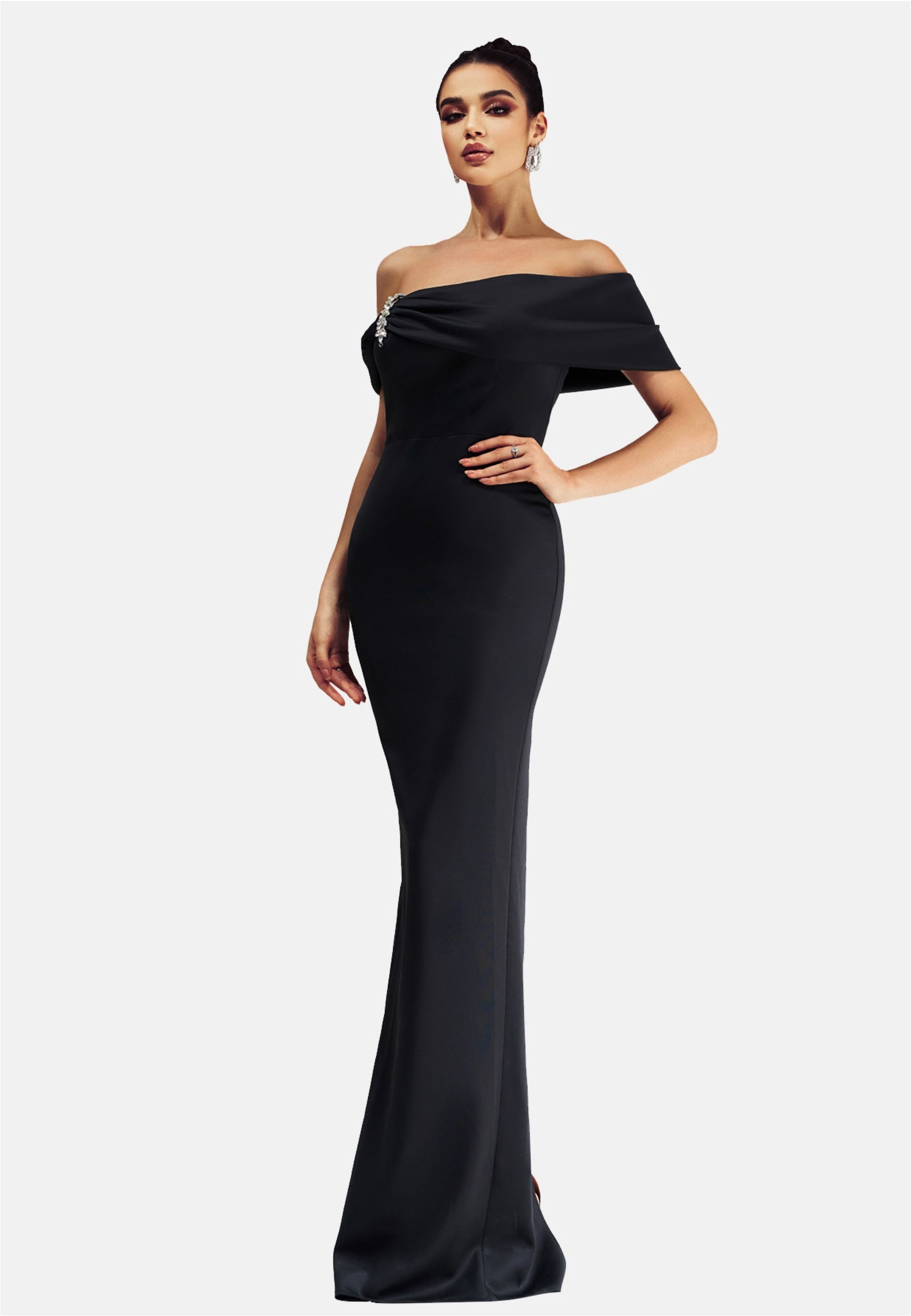 Moda Minx Jerseykleid »Zoe One Shoulder Dress«, im schulterfreien Design