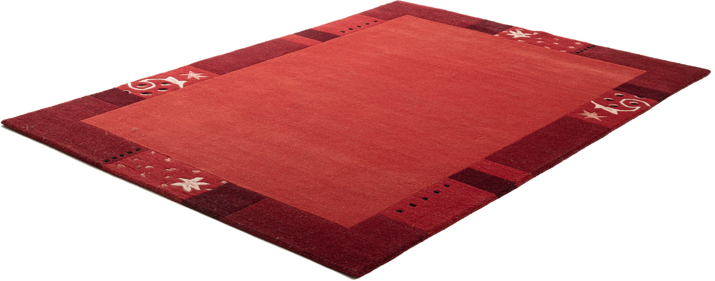 THEKO Royal Ganges Wool Rug Red 90x160 cm 3