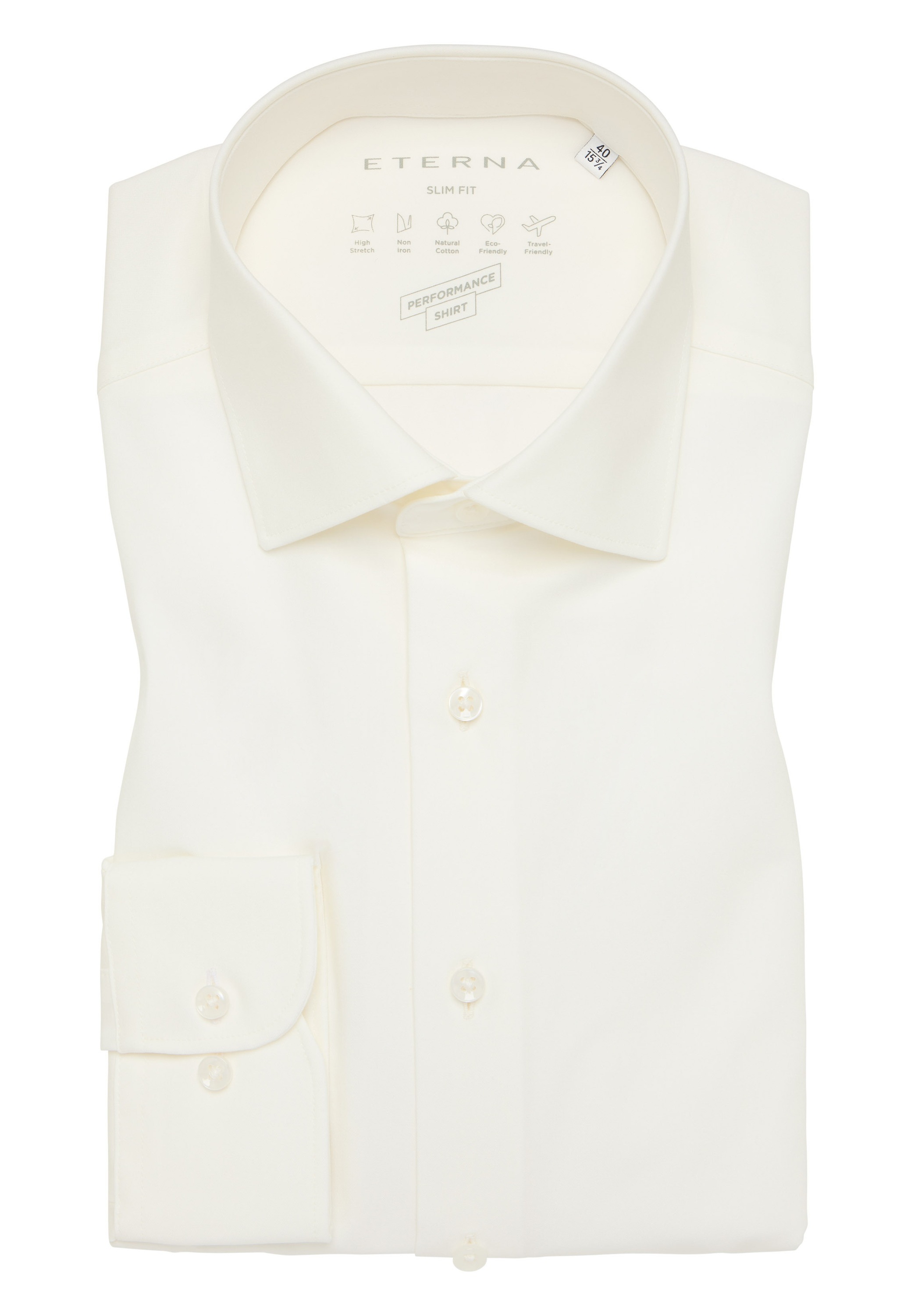 Eterna Langarmhemd »SLIM FIT«, NON IRON (bügelfrei)