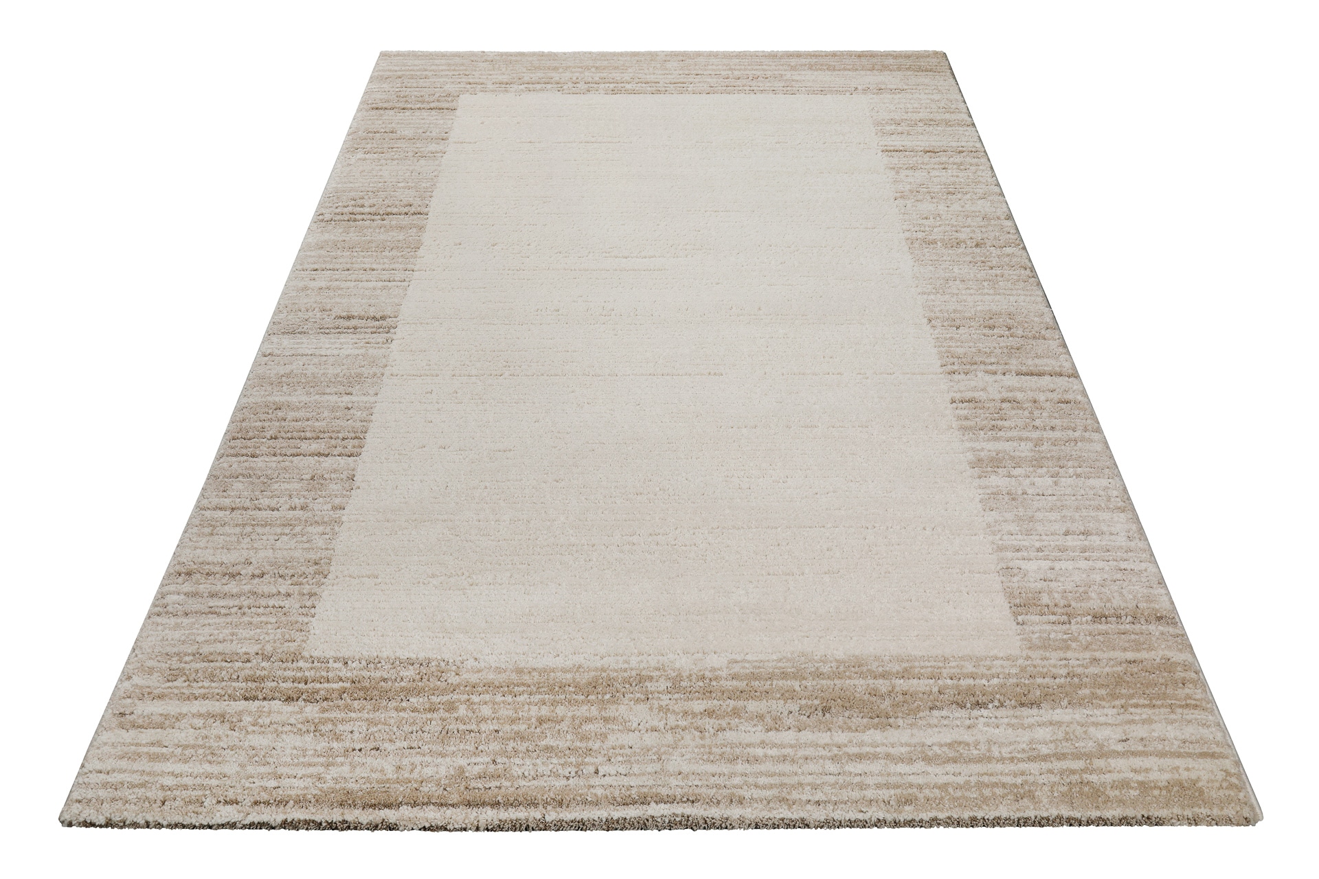 Wecon home Teppich "Thorben" rechteckig 18 mm Höhe Gewebt, pflegeleicht, meliertes Design, Bordüre, Scandi, Wohnzimmer