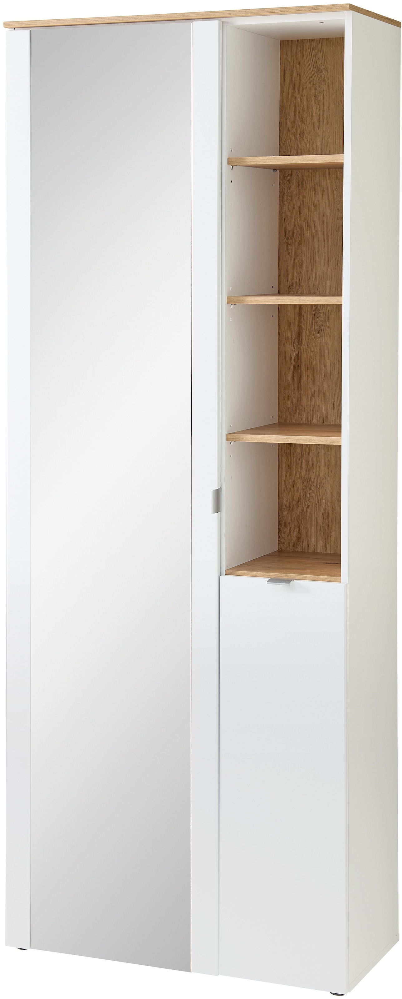 Innostyle Garderobenschrank "BARI Garderobenschrank mit Spiegel, BxHxT 78x2 günstig online kaufen