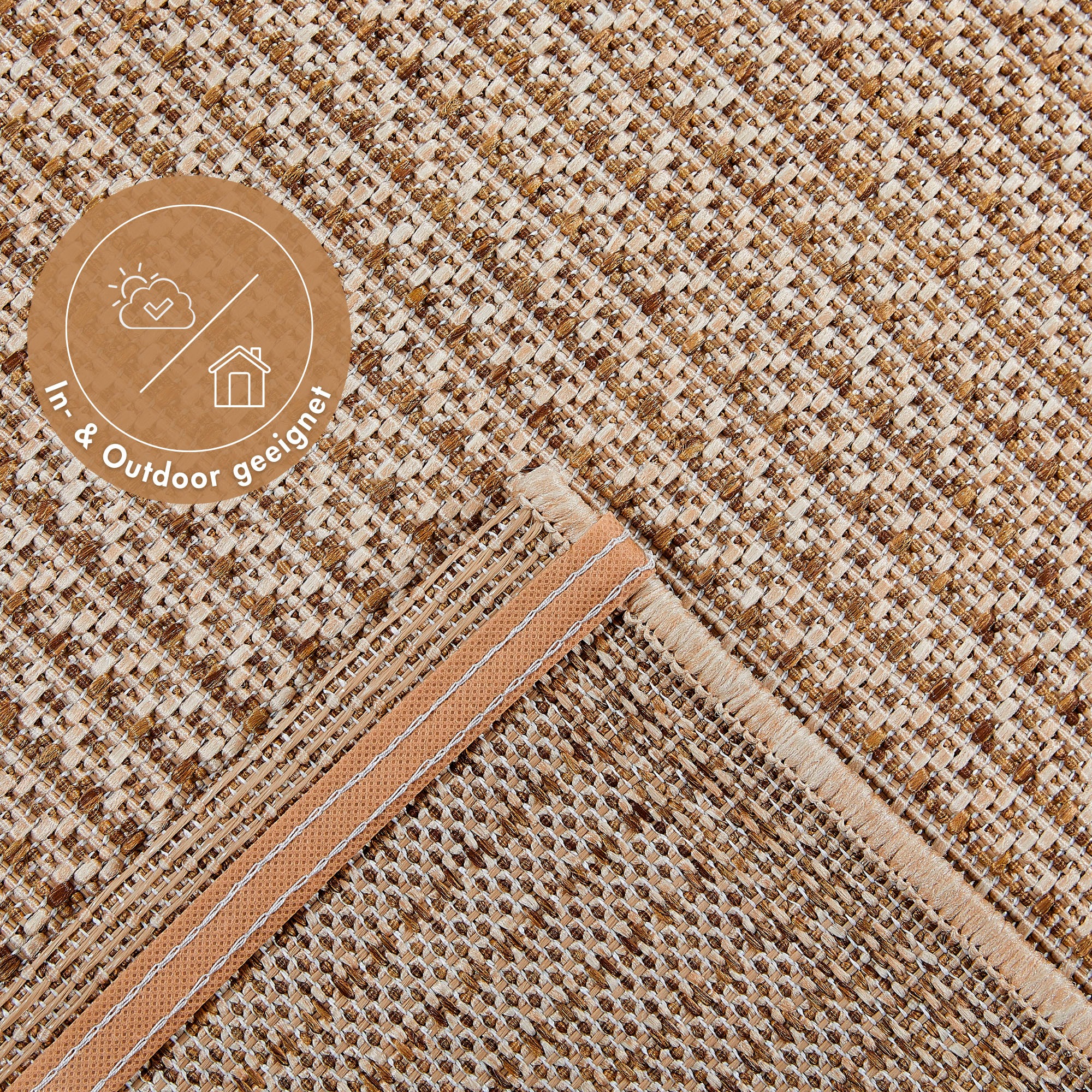 ANDIAMO ARIZONA 2 Flachgewebe Teppich Beige 133x190cm 3