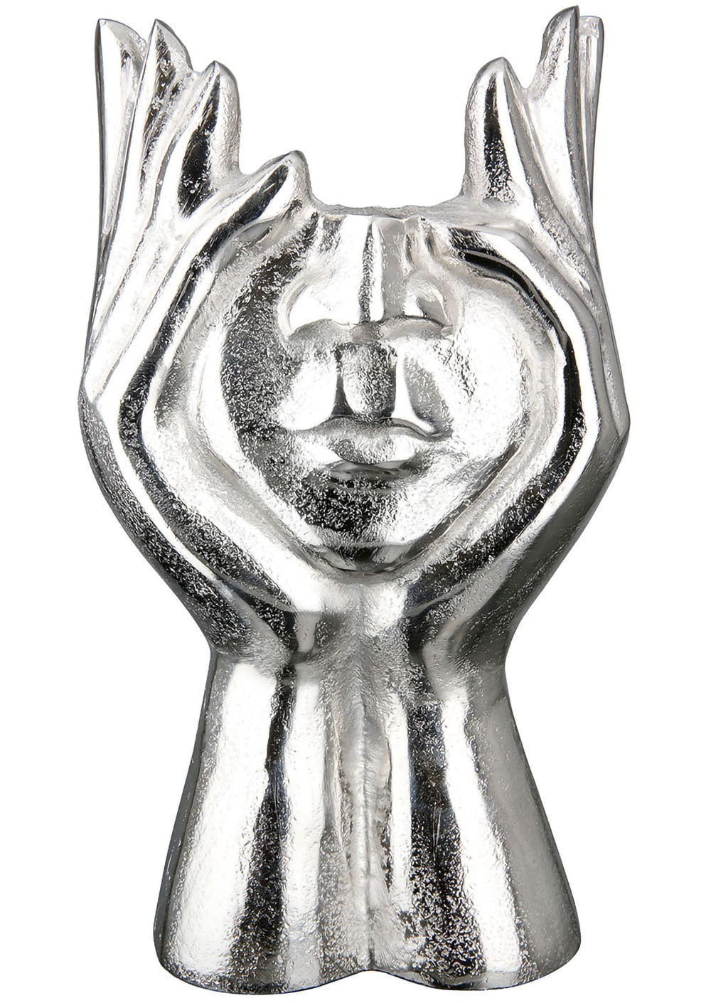 Dekovase »Pose, aus Aluminium, nicht wasserdicht, Höhe ca. 30 cm«, (1 St.), mit...