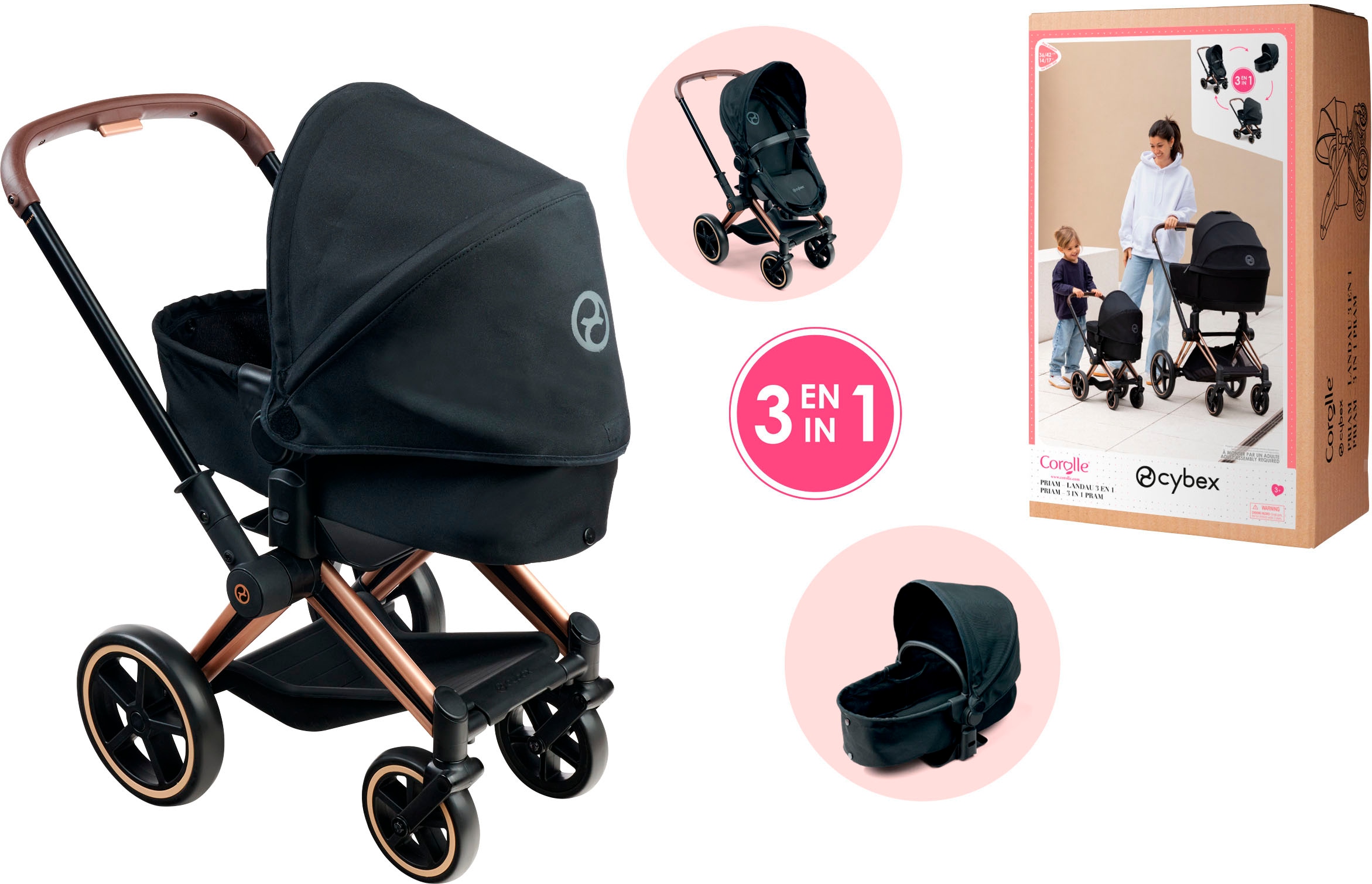 Corolle® Puppen Trage »Mon Premier Poupon, 36-42cm Cybex Trageschale«