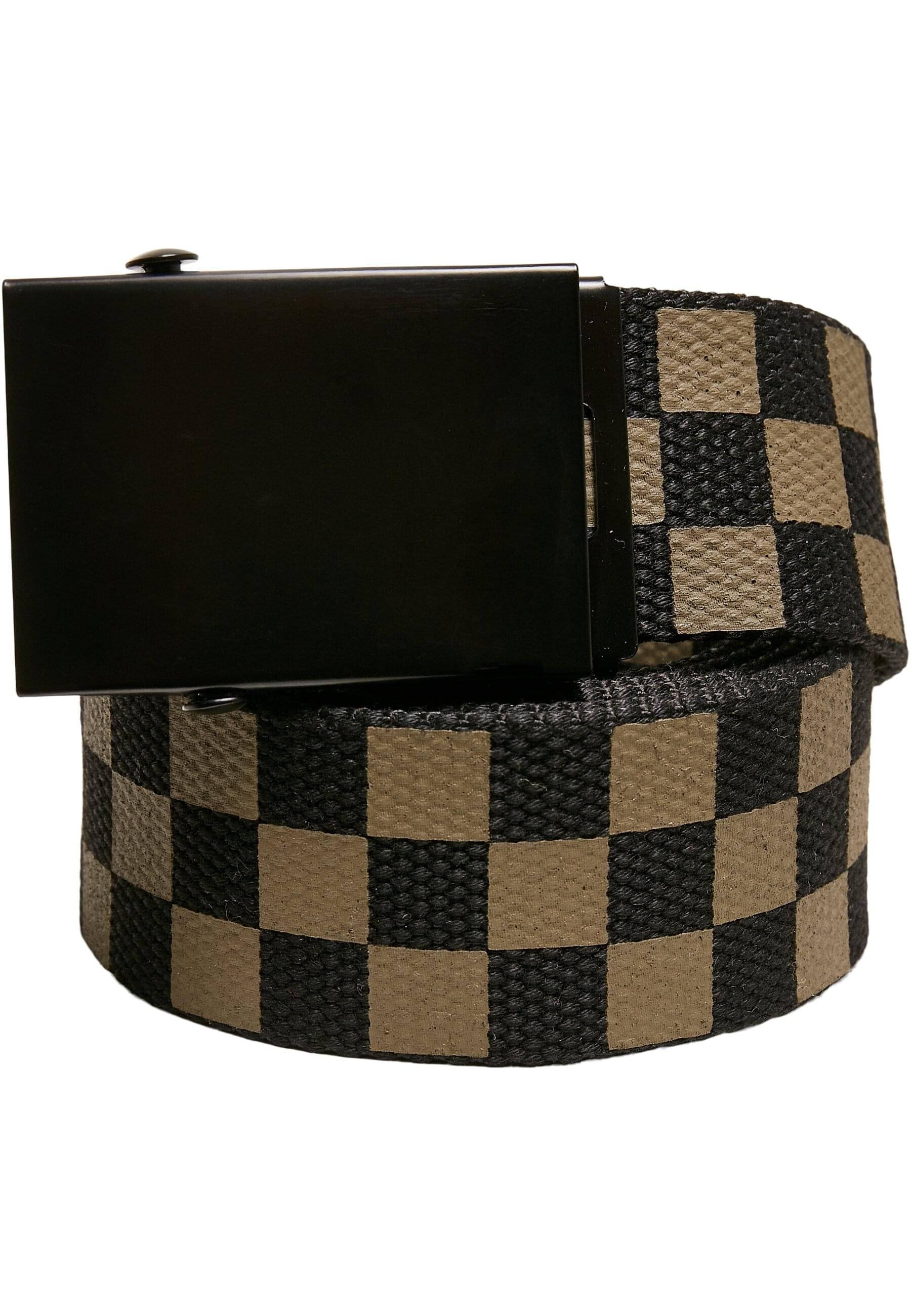 URBAN CLASSICS Hüftgürtel »Urban Classics Unisex Check And Solid Canvas Belt 2-Pack«