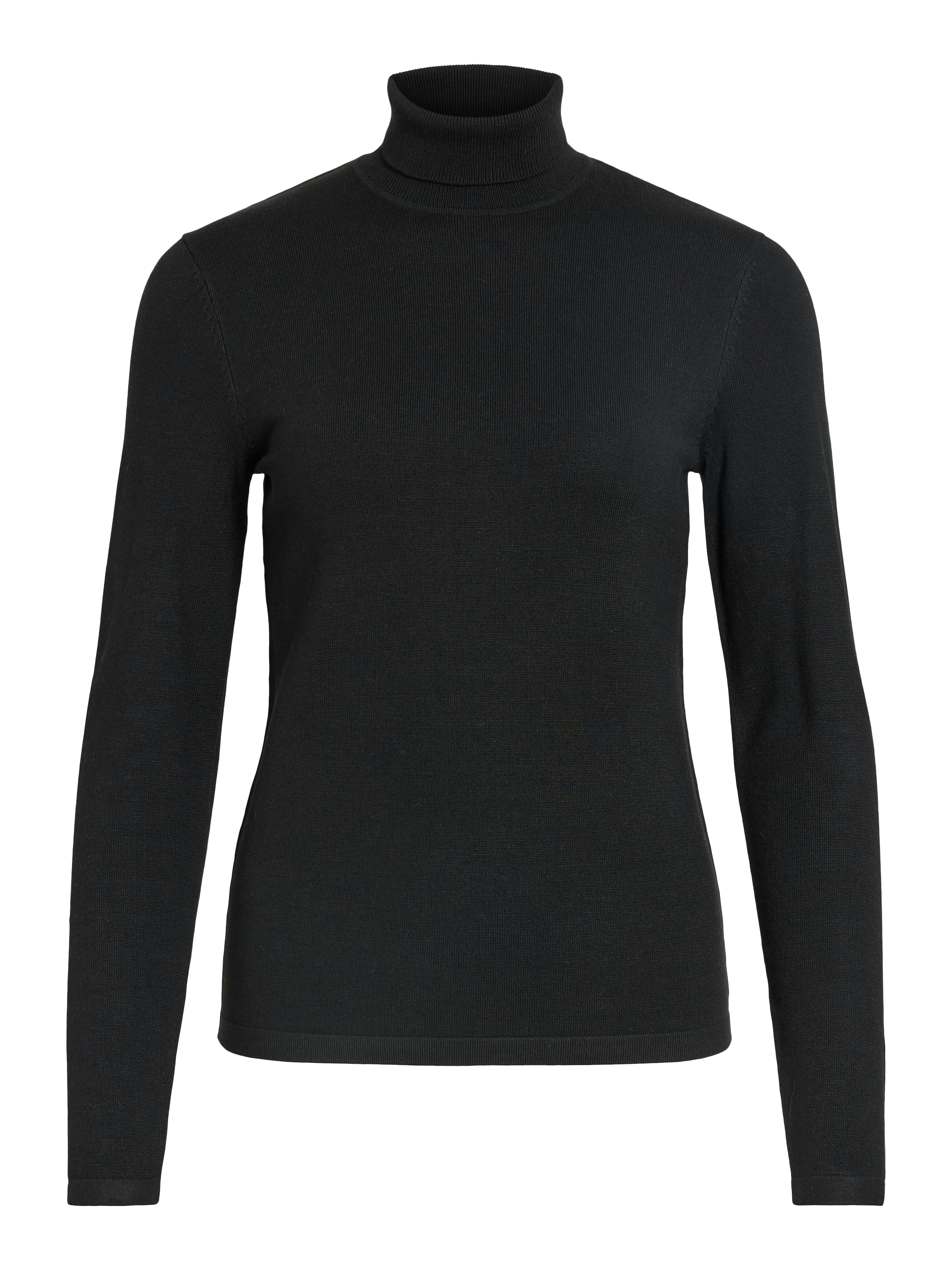 Vila Rollkragenpullover »VIMALU ROLLNECK L/S KNIT TOP NOOS« Materialmix