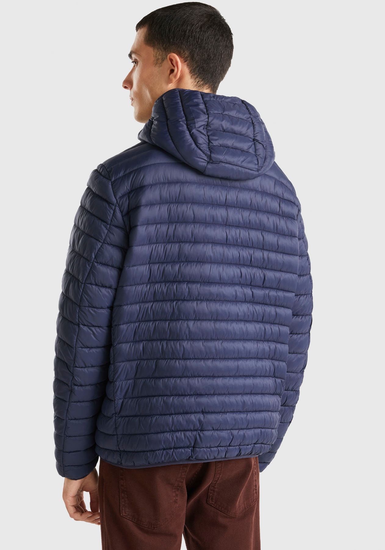 United Colors of Benetton Steppjacke, mit Kapuze, mit seitlichen Zipper-Taschen