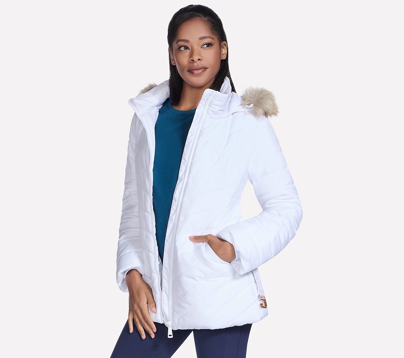 Skechers Winterjacke "ON-THE-GO BELTED PARKA" mit Kapuze günstig online kaufen
