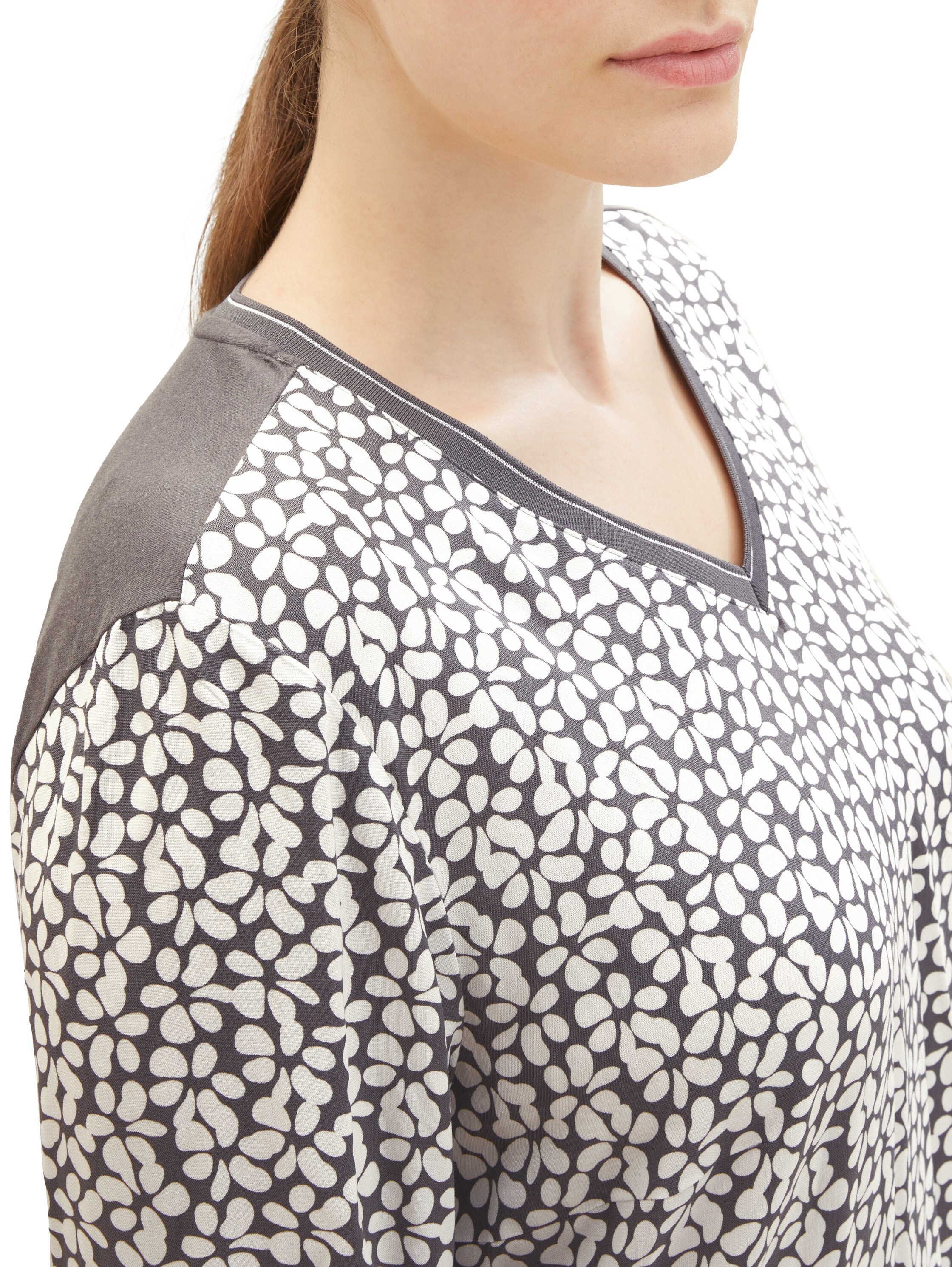 TOM TAILOR PLUS 3/4-Arm-Shirt, mit floralem Muster für kaufen | BAUR