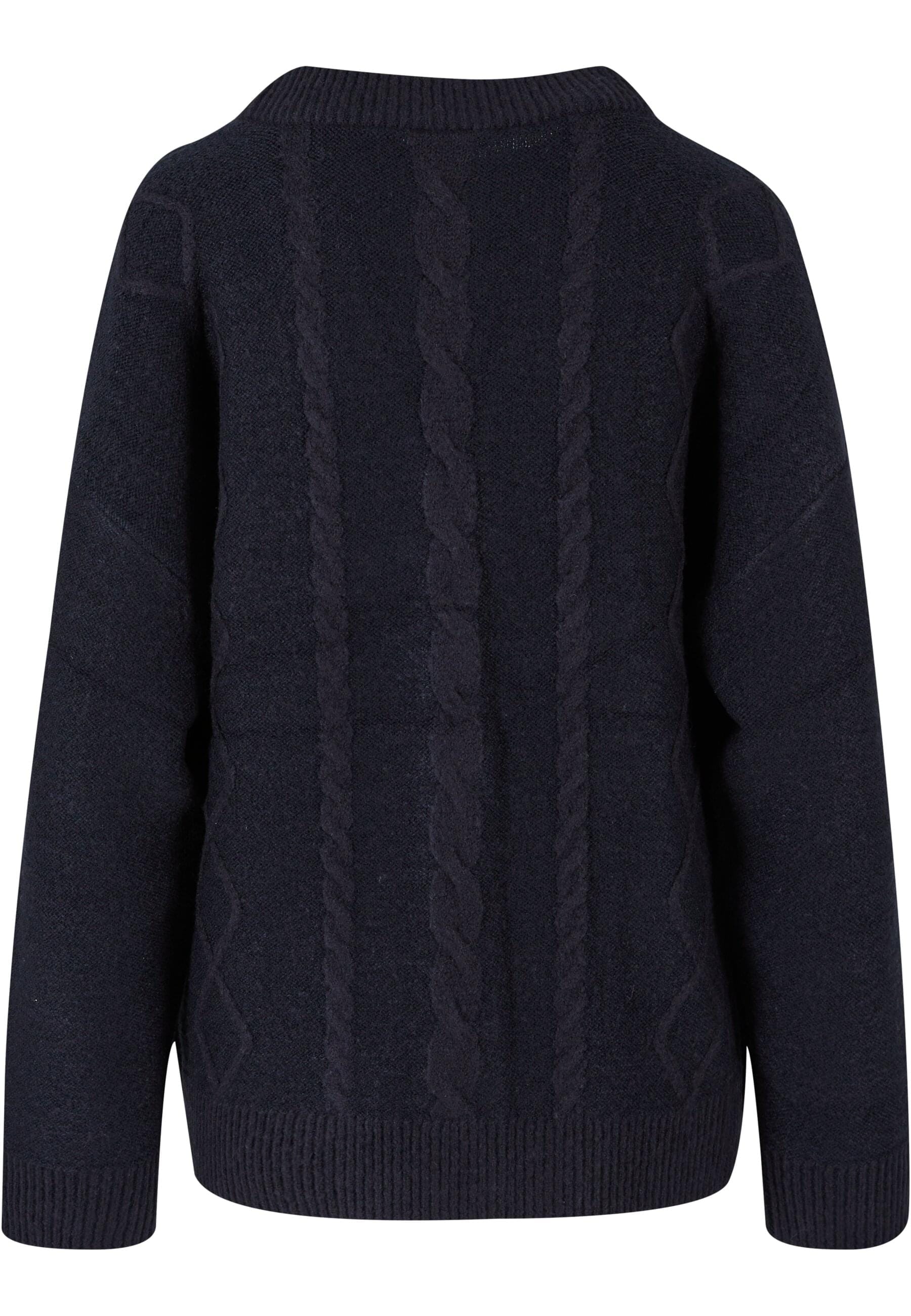 URBAN CLASSICS Strickjacke »Urban Classics Damen Ladies Cabel Knit Cardigan«