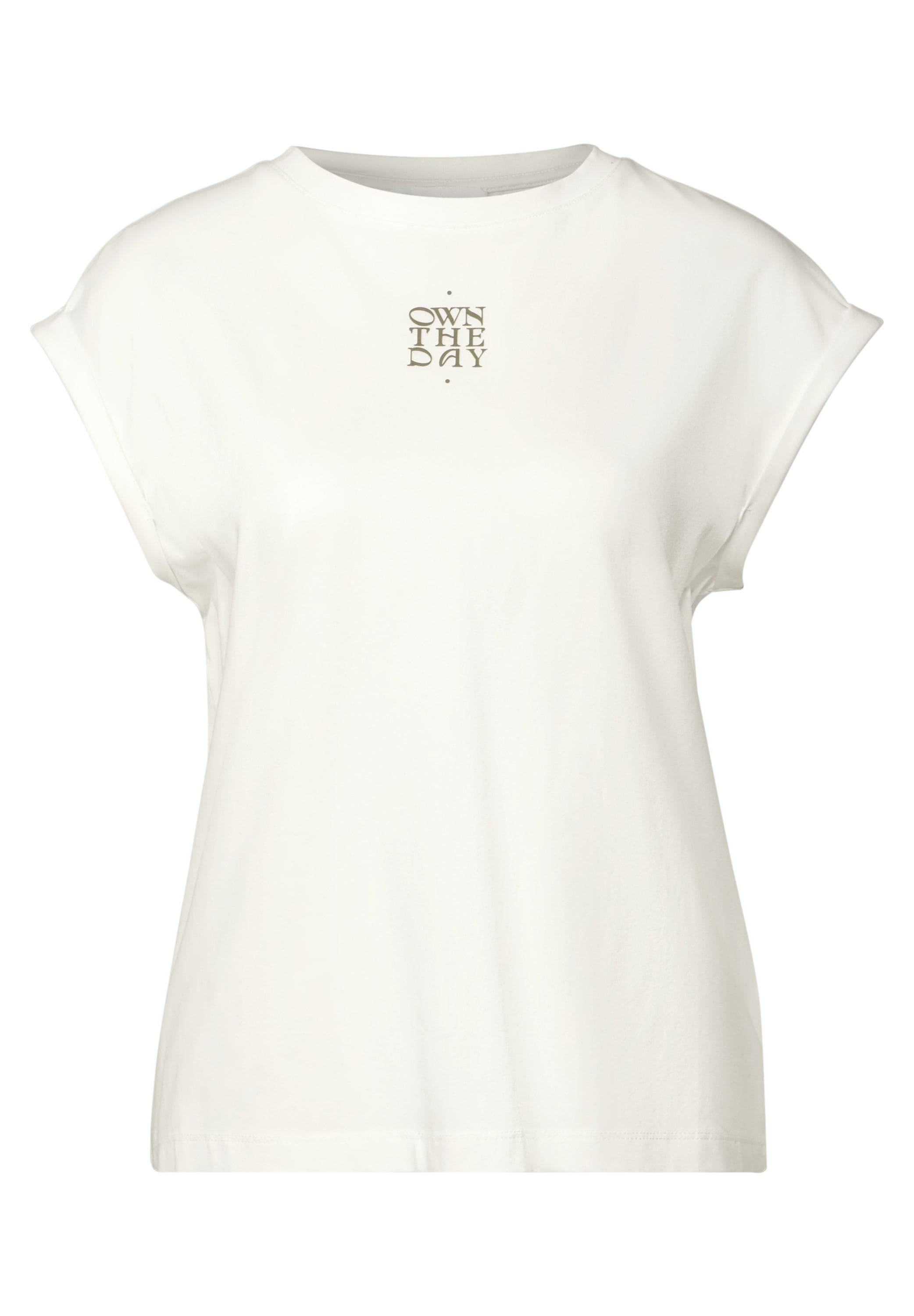 STREET ONE STUDIO T-Shirt, mit leichten Raffungen an den Seiten