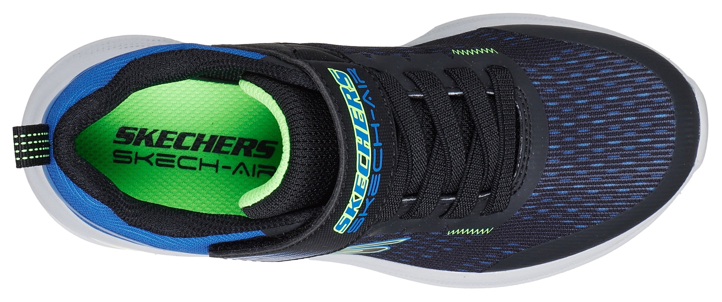 Skechers Sneaker »MICROSPEC MAX ADVANCE«, Freizeitschuh mit Klettverschluss, Größenschablone zum Download